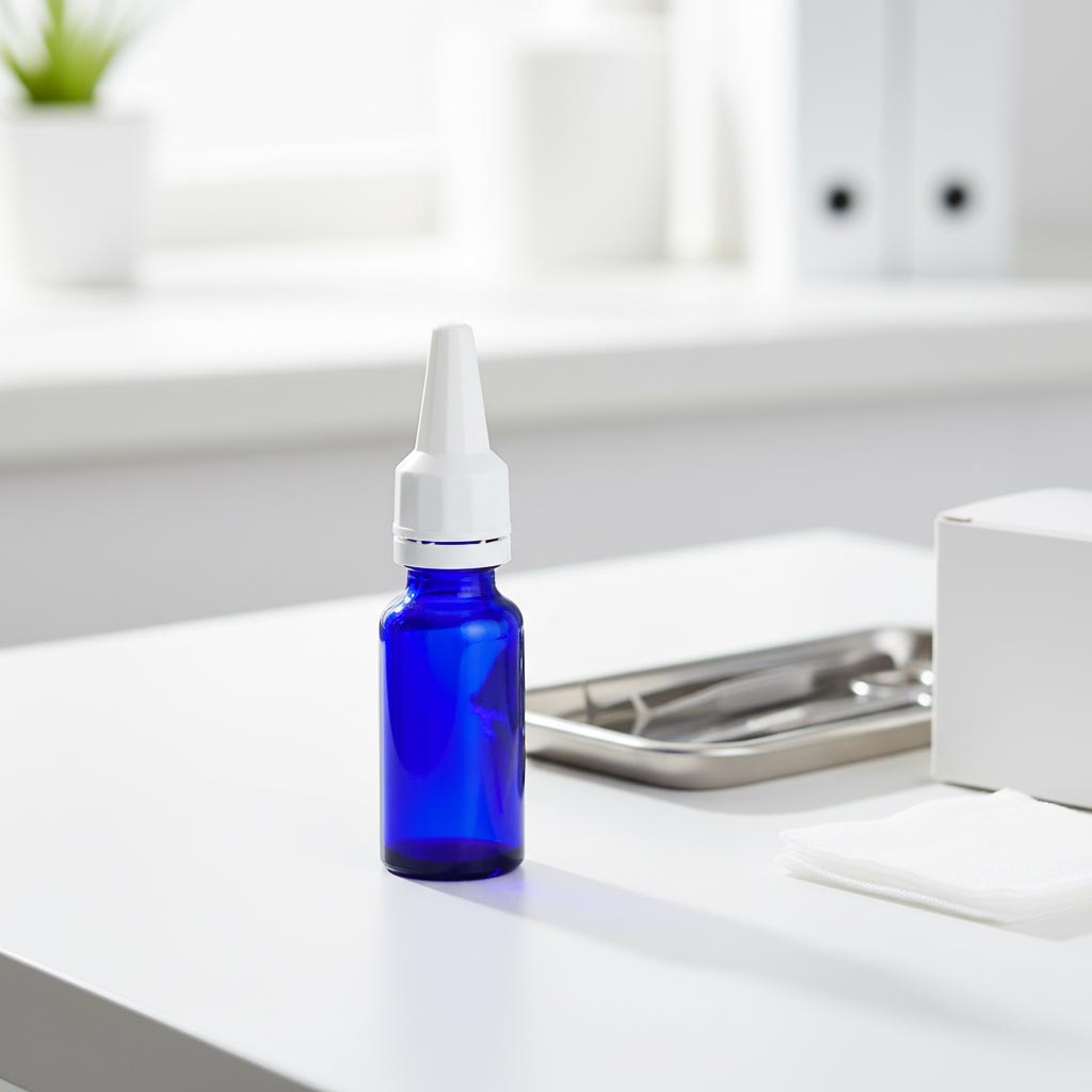 Zavrtni pokrov z aplikatorjem, PE-plastika, bel, za odprtino: DIN 18 Zavrtni pokrov z aplikatorjem, PE-plastika, bel, za odprtino: DIN 18