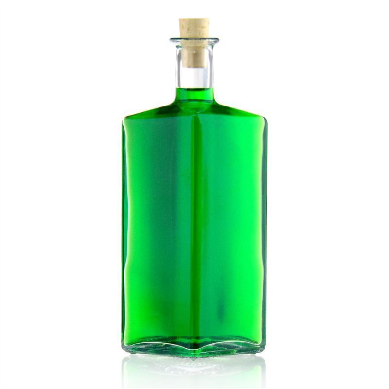 500 ml steklenica iz stekla 'Riva', v obliki romba, odprtina: zamašek 500 ml steklenica iz stekla 'Riva', v obliki romba, odprtina: zamašek