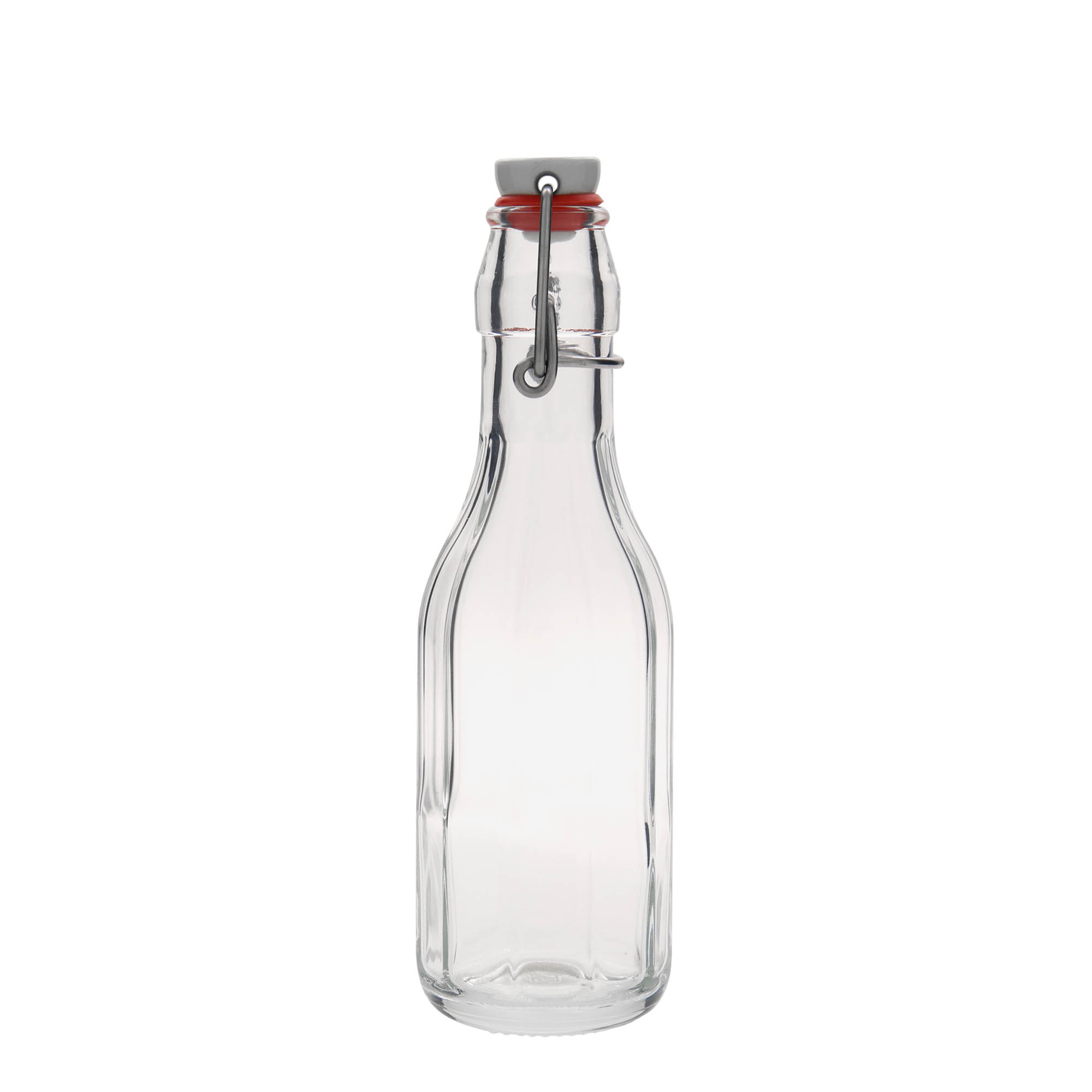 250 ml steklenica 'Bravo', desetkotna, odprtina: s sponko 250 ml steklenica 'Bravo', desetkotna, odprtina: s sponko