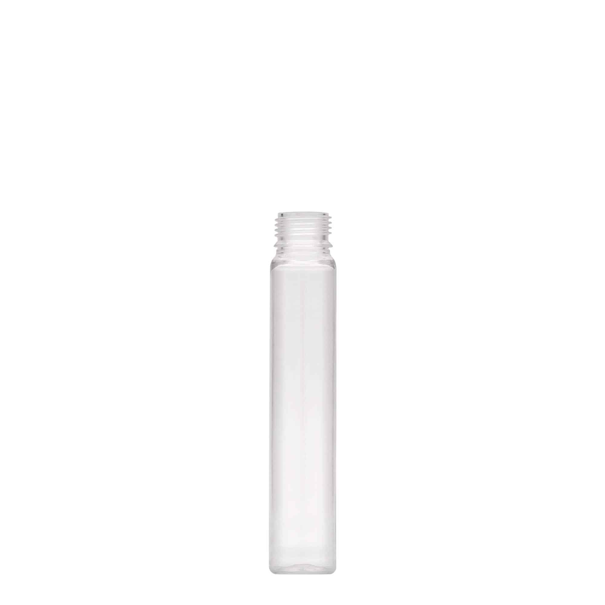 25 ml cevasta steklenička iz plastike PET, plastika, ustje: navojni zamašek 25 ml cevasta steklenička iz plastike PET, plastika, ustje: navojni zamašek