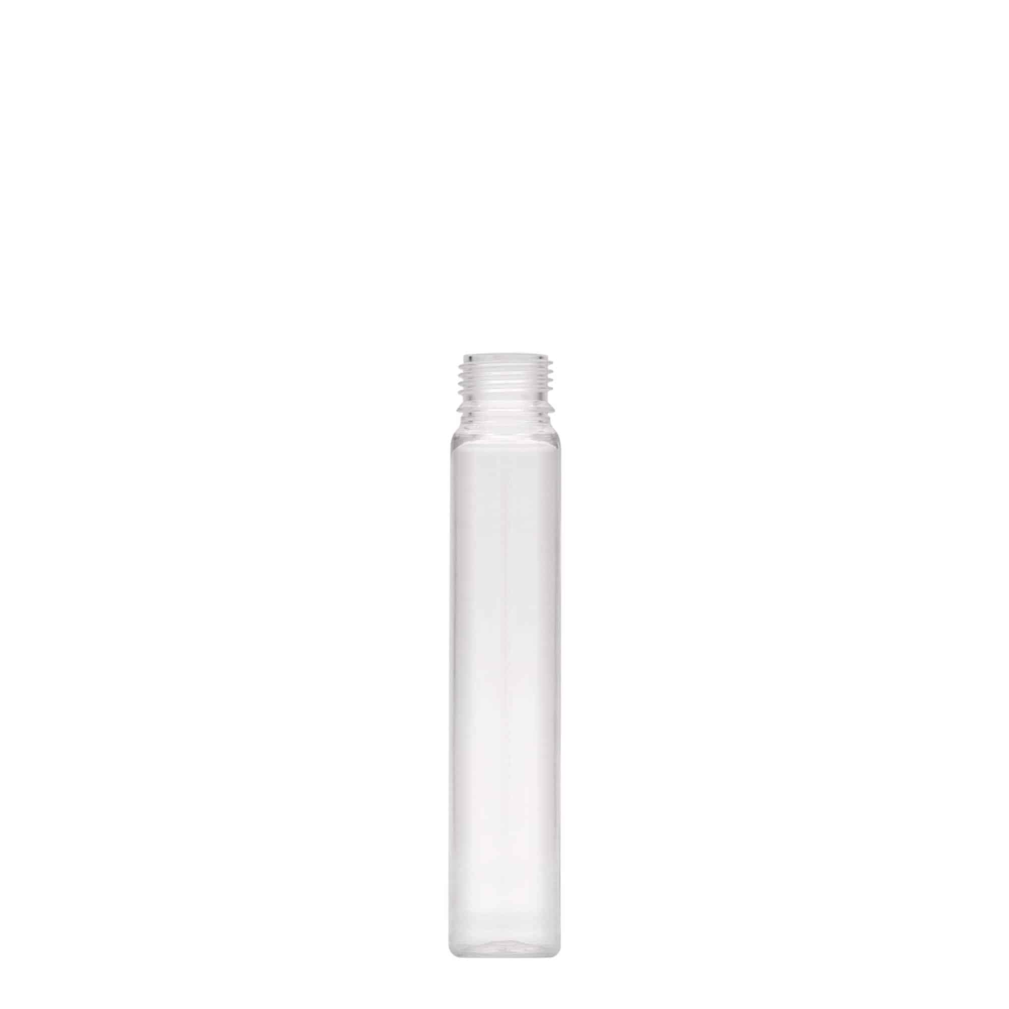 25 ml PET-cev, plastika, odprtina: navojni zamašek