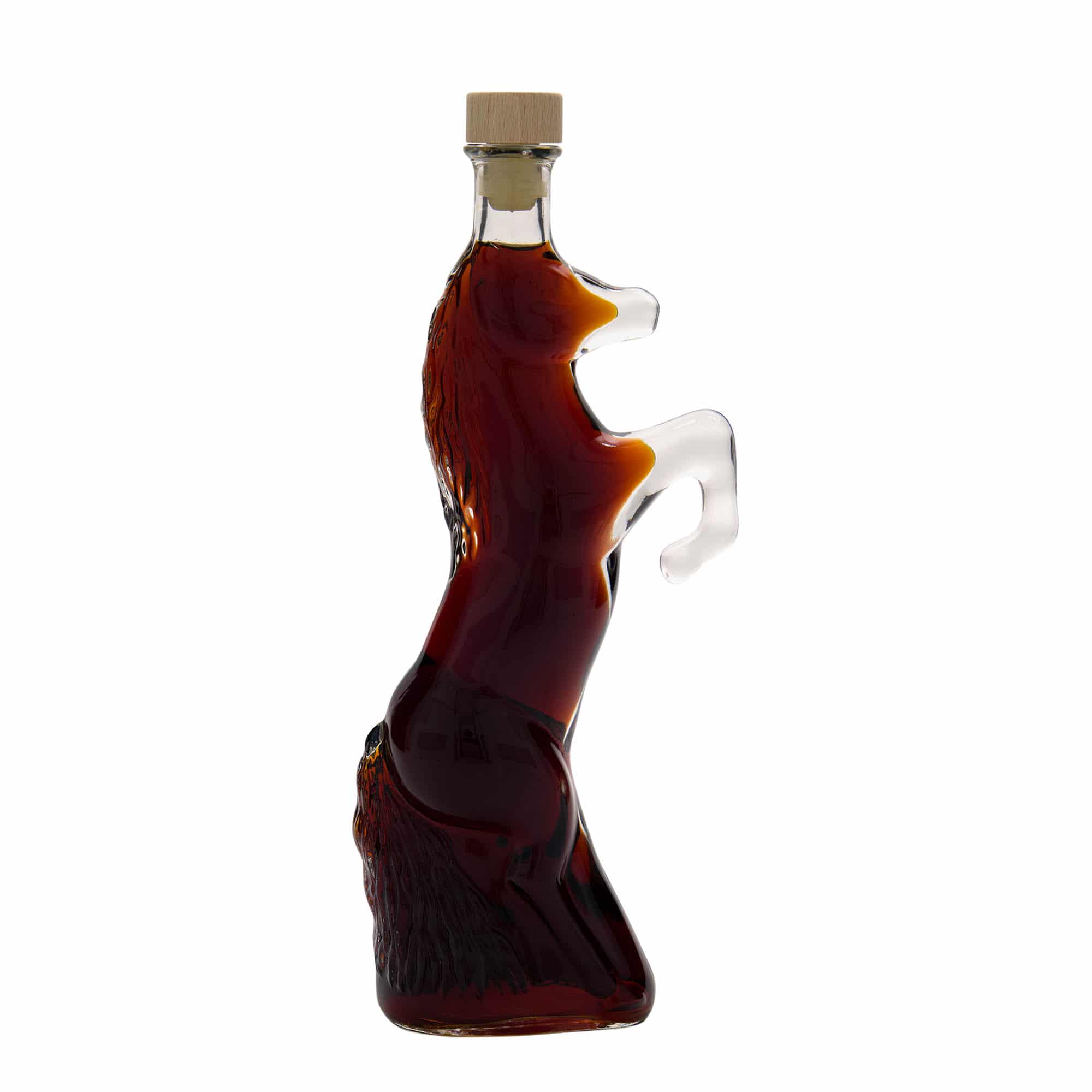 350 ml steklena steklenica »Wild Horse«, ustje: pluta