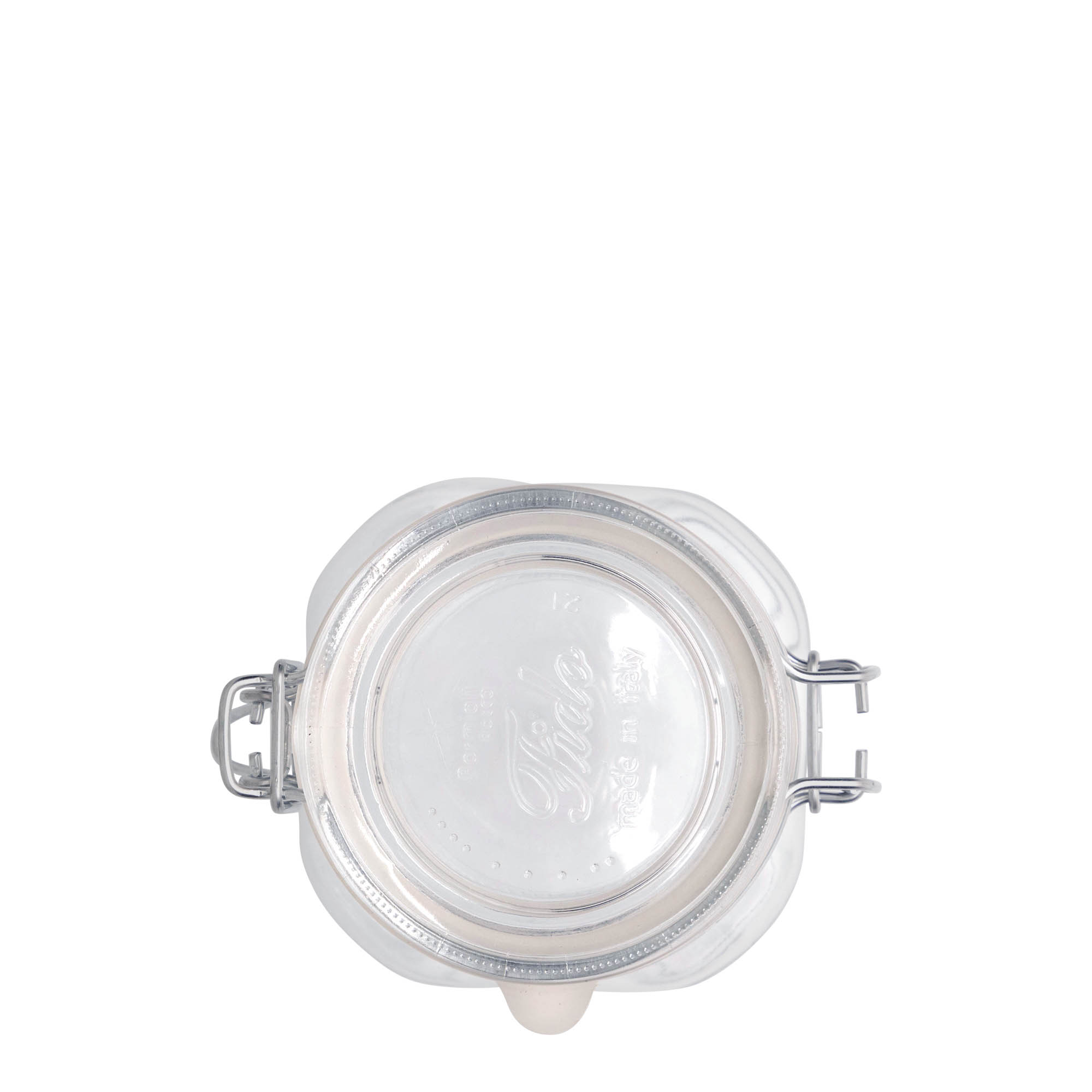 500 ml steklenica s kovinskim sponkom 'Fido', kvadratna, odprtina: zapiranje s kovinskim sponkom 500 ml steklenica s kovinskim sponkom 'Fido', kvadratna, odprtina: zapiranje s kovinskim sponkom