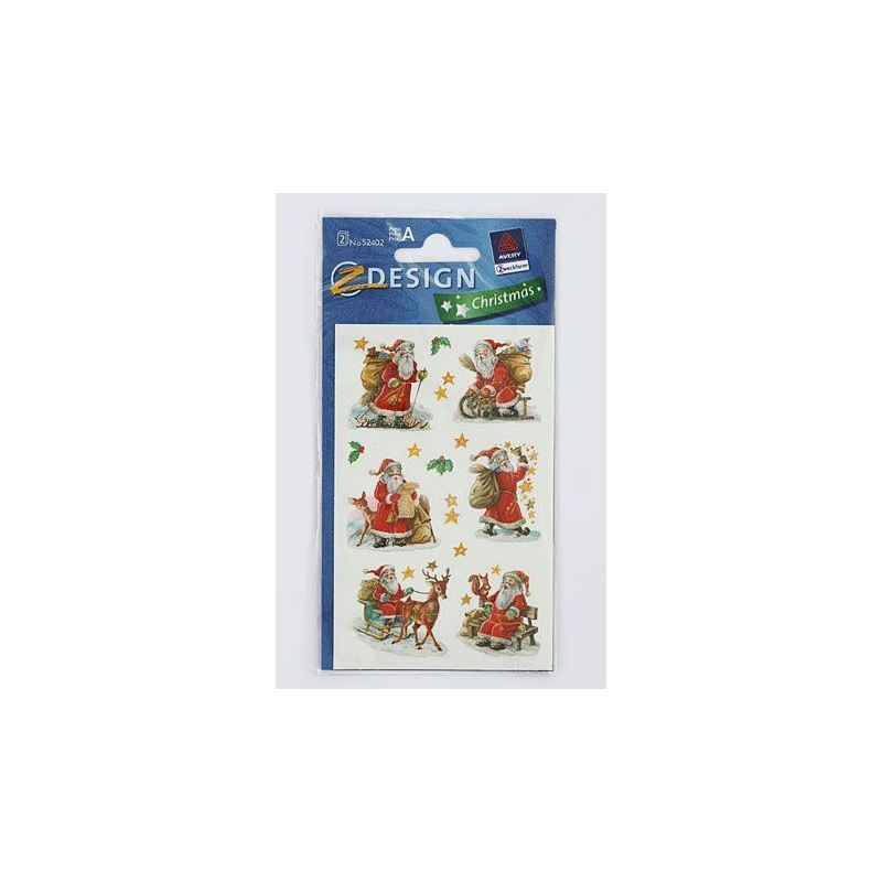 Zweckform nalepke 'Božički', papir, večbarvne