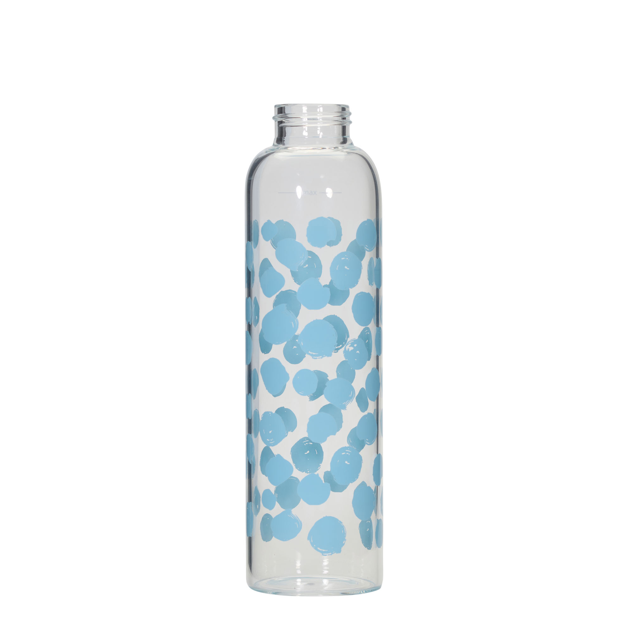 500 ml steklenica za pijačo 'Perseus - modre pike', odprtina: navojni zamašek 500 ml steklenica za pijačo 'Perseus - modre pike', odprtina: navojni zamašek