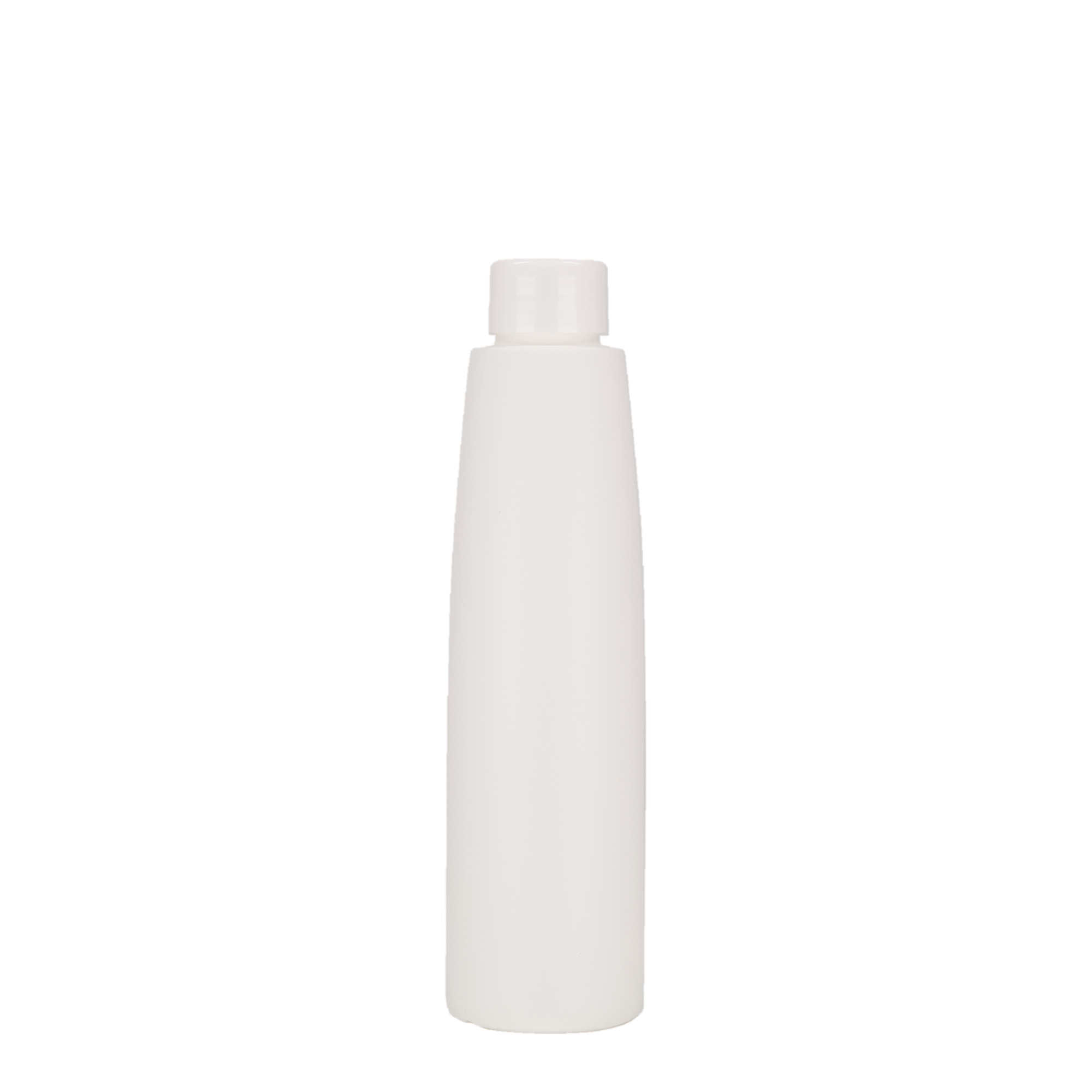 200 ml plastična steklenica »Donald«, HDPE, bela, ustje: GPI 24/410