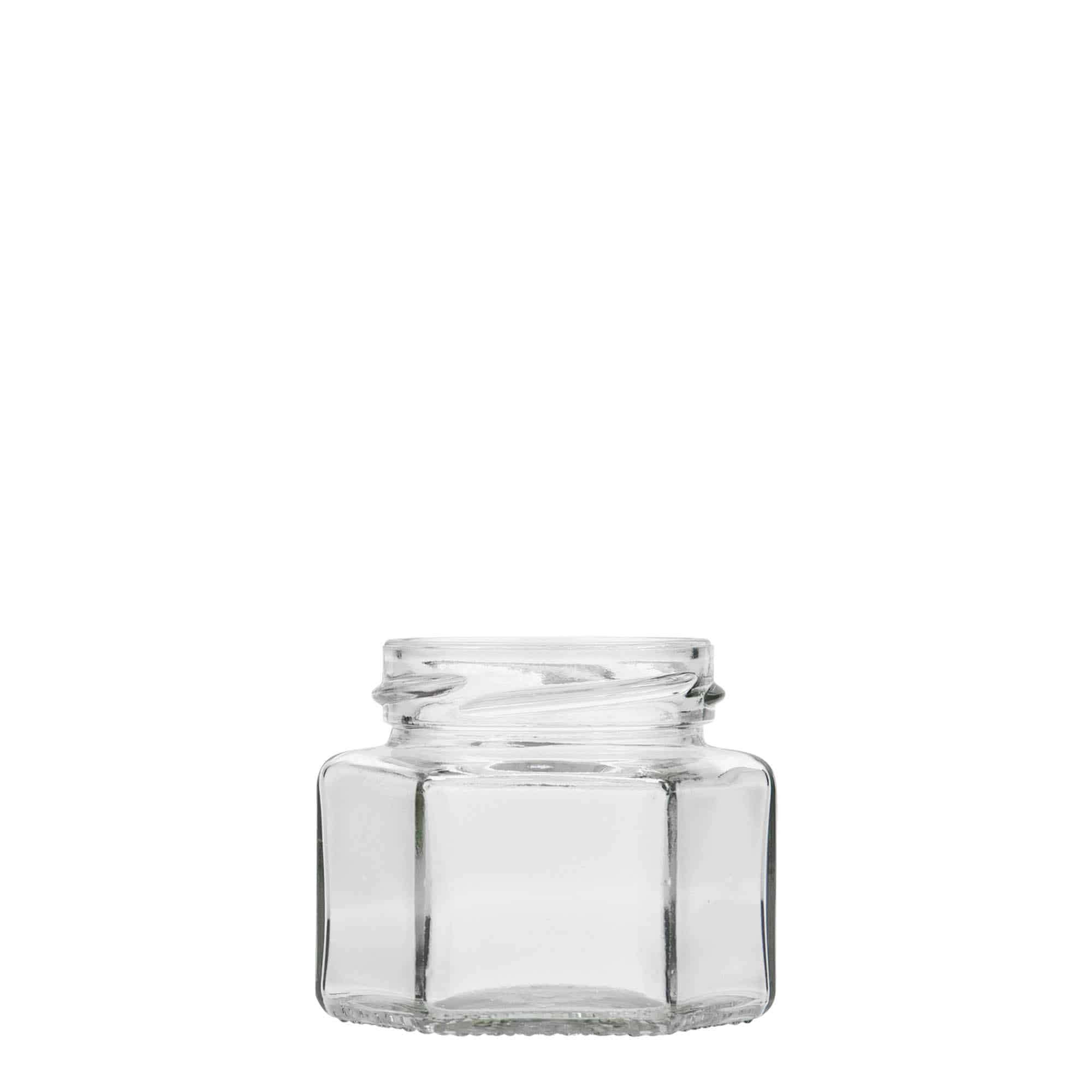 106 ml šestkotna steklenica, odprtje: Twist-Off (TO 53)