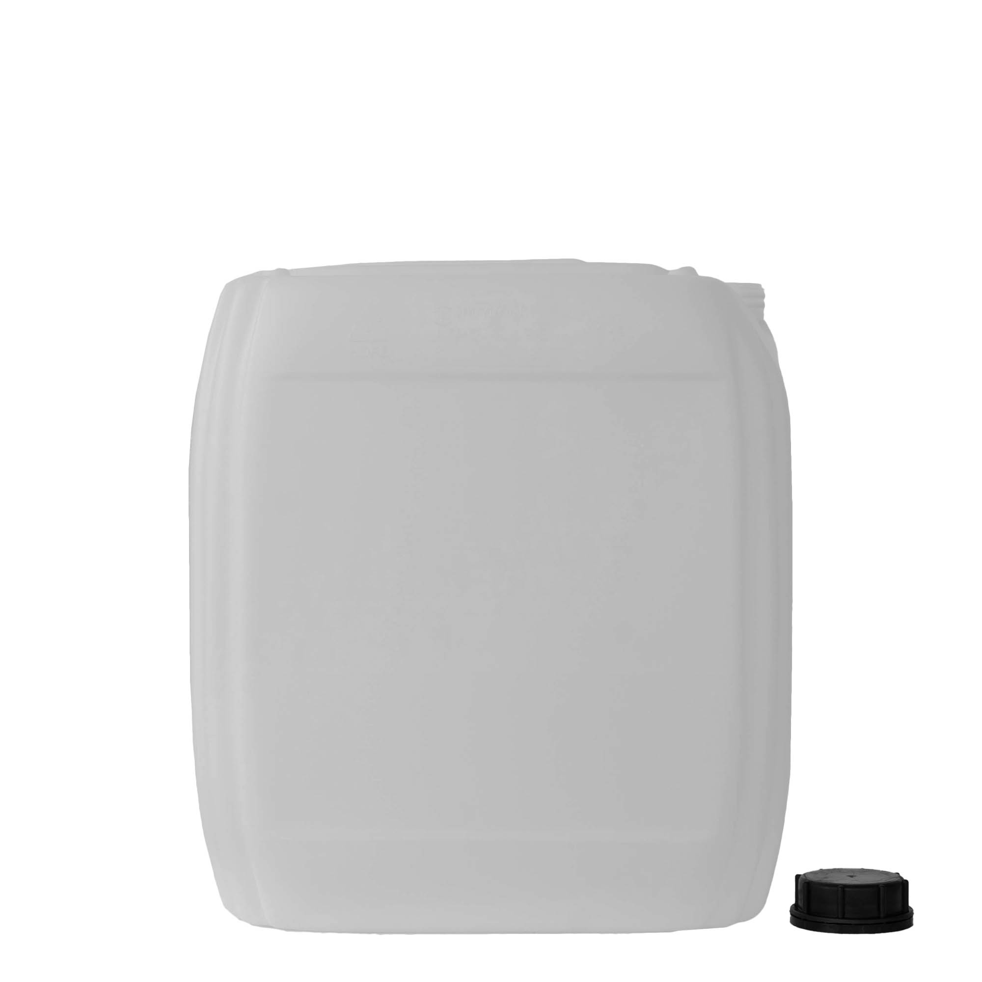 30 l kanister, pravokoten, HDPE-plastika, naraven, odprtina: ND 60