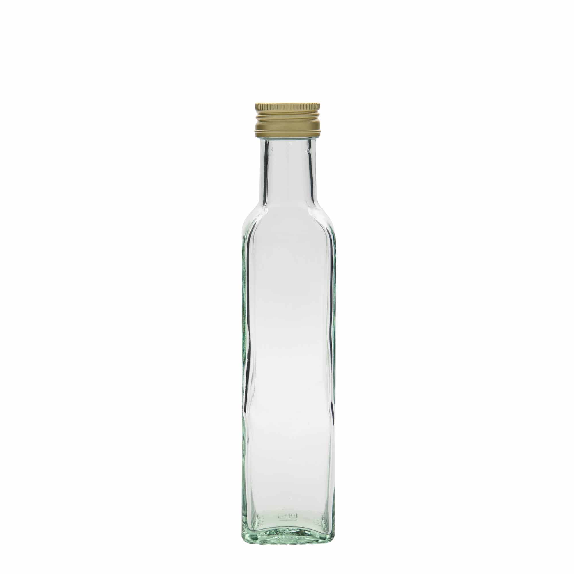 250 ml steklenica 'Marasca', kvadratna, odprtina: PP 31,5