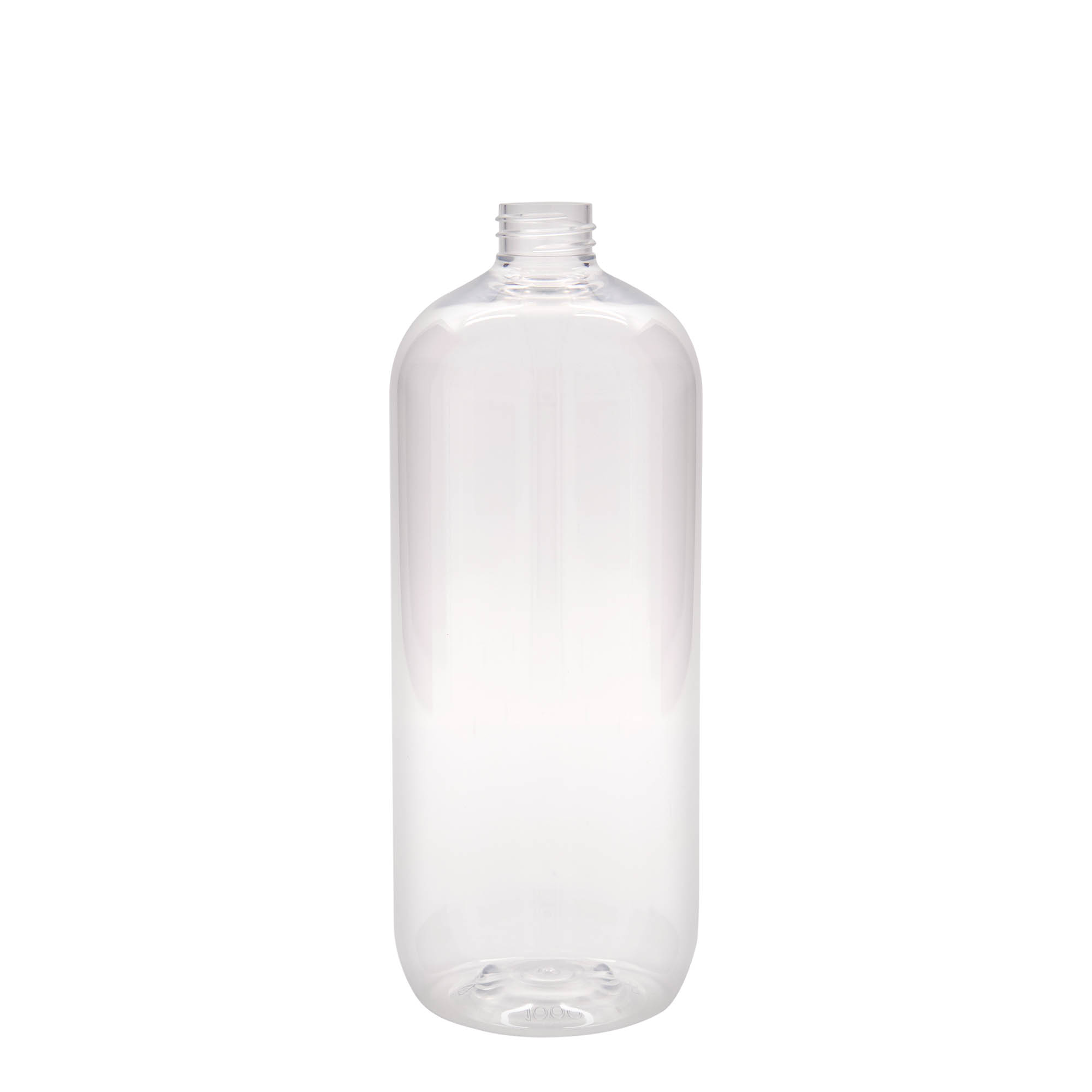 1.000 ml PET-flaska 'Boston', plastika, odprtina: 28/410 1.000 ml PET-flaska 'Boston', plastika, odprtina: 28/410