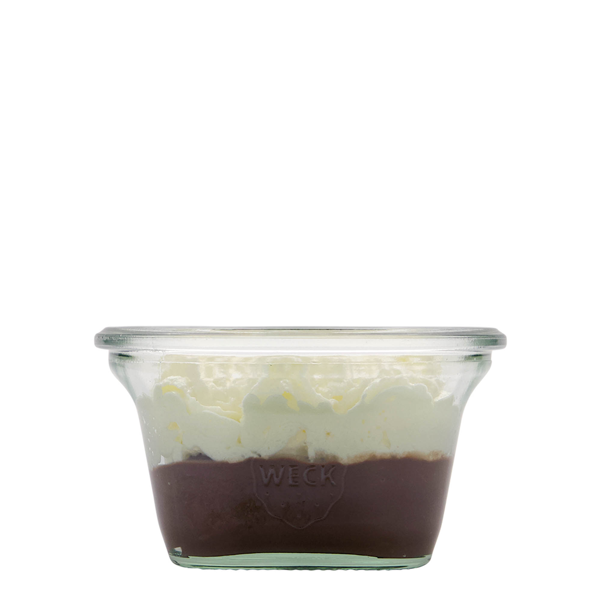 290 ml WECK-Quadrosteklenica, kvadratna, odprtina: okrogla roba 290 ml WECK-Quadrosteklenica, kvadratna, odprtina: okrogla roba