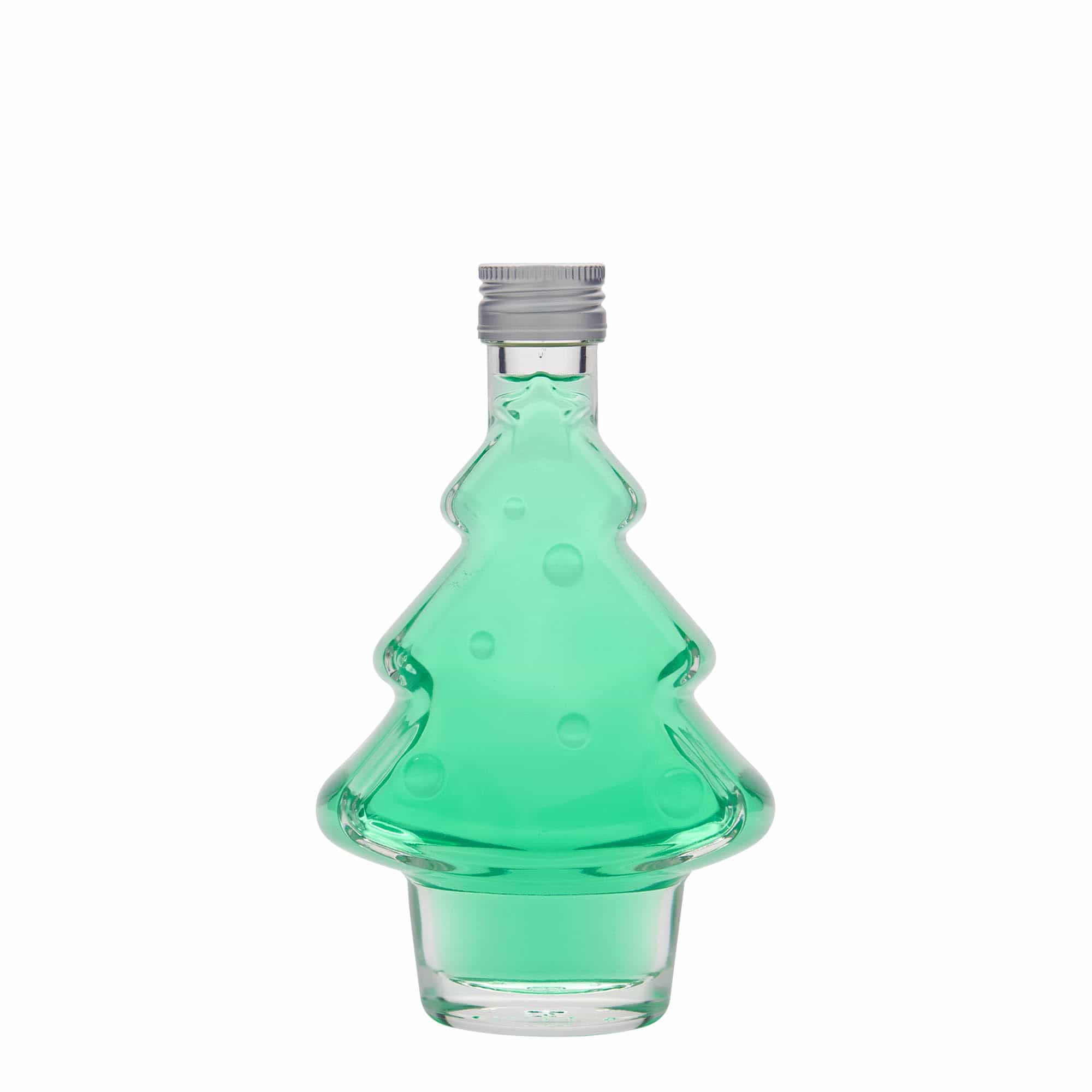 200 ml steklenička 'Božično drevo', odprtina: PP 28