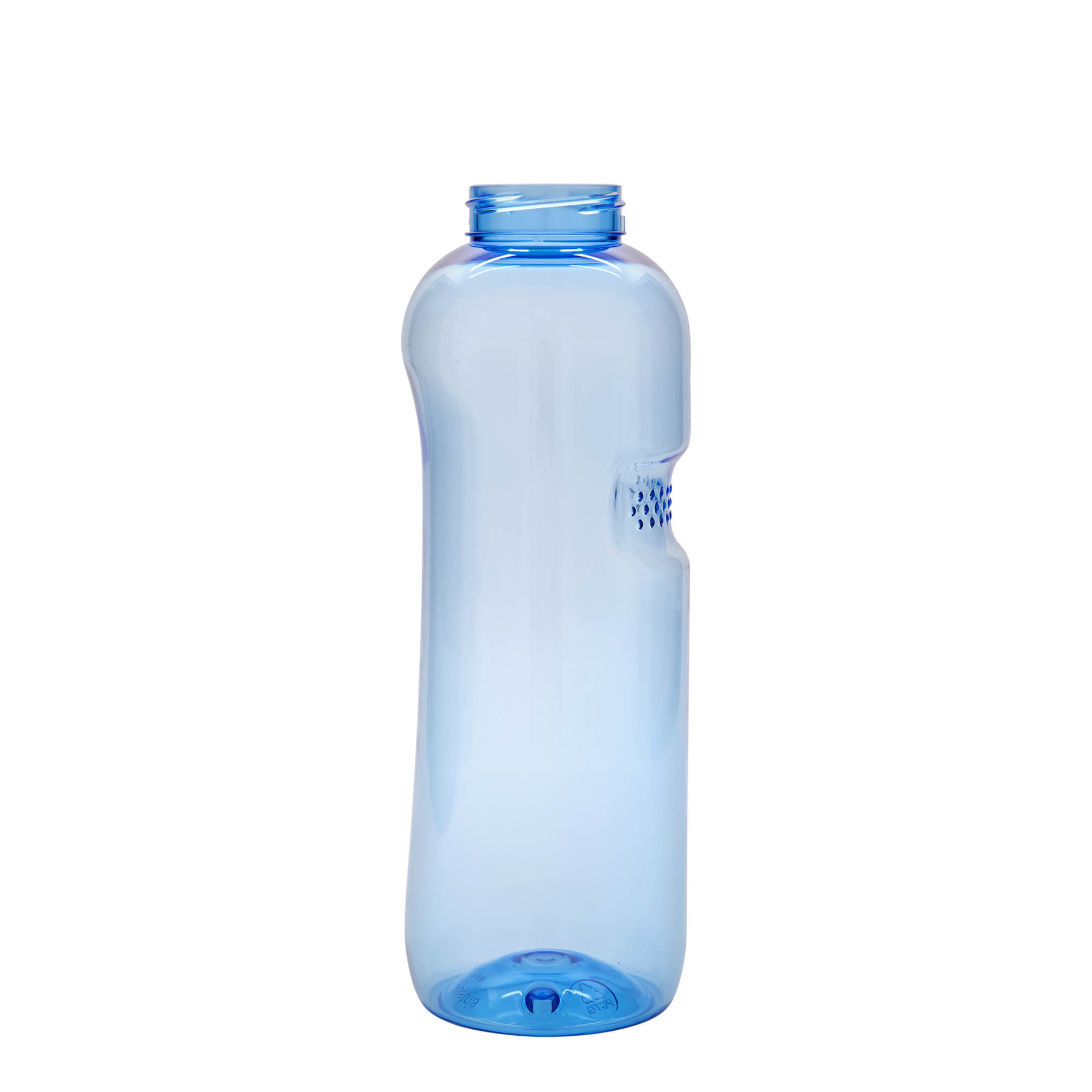 1.000 ml PET-pitna steklenica 'Kavodrink', plastika, modra