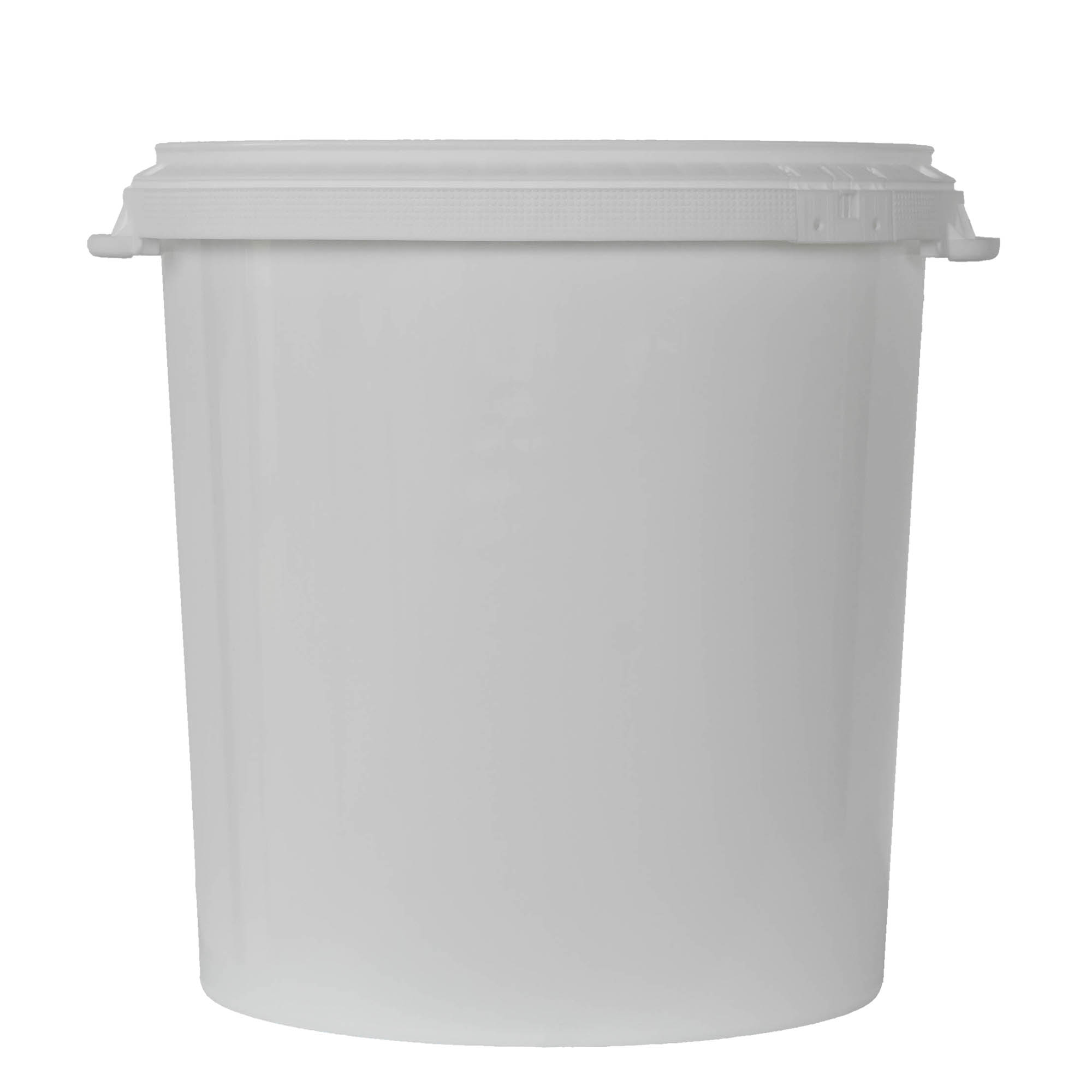 30 l vedro, PP-plastika, belo
