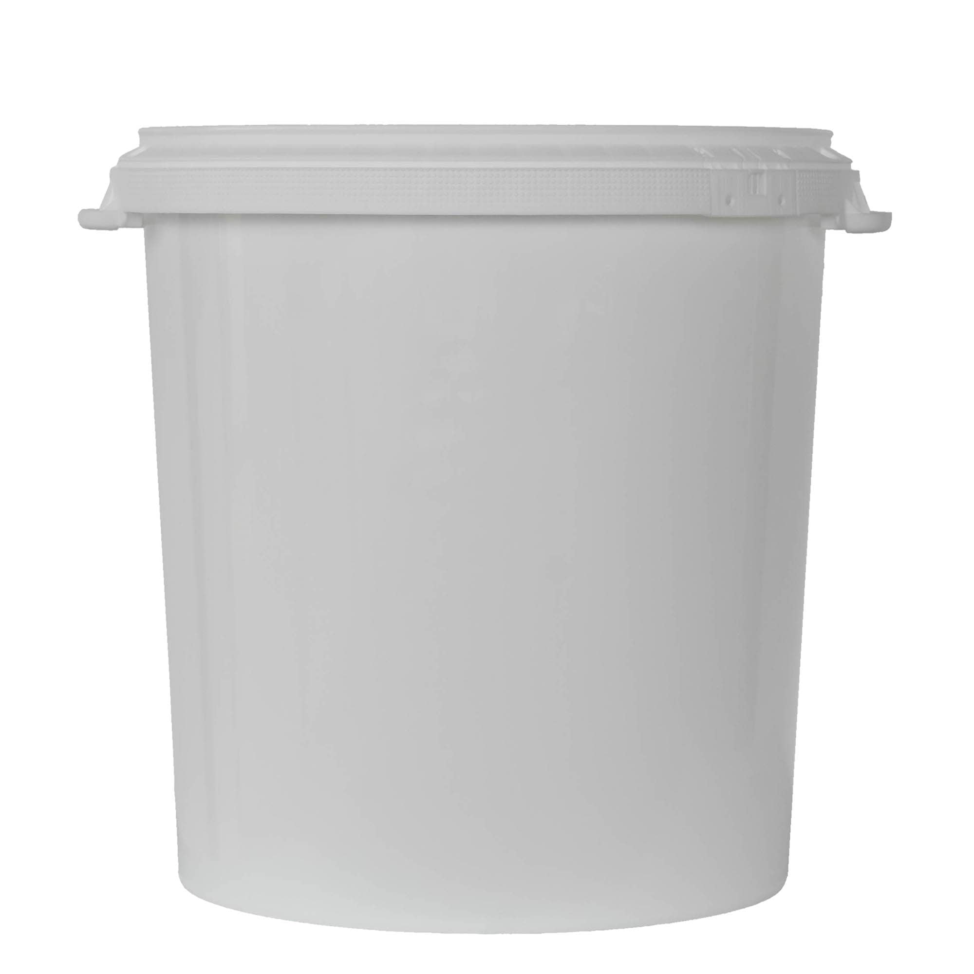 30 l vedro, PP-plastika, belo