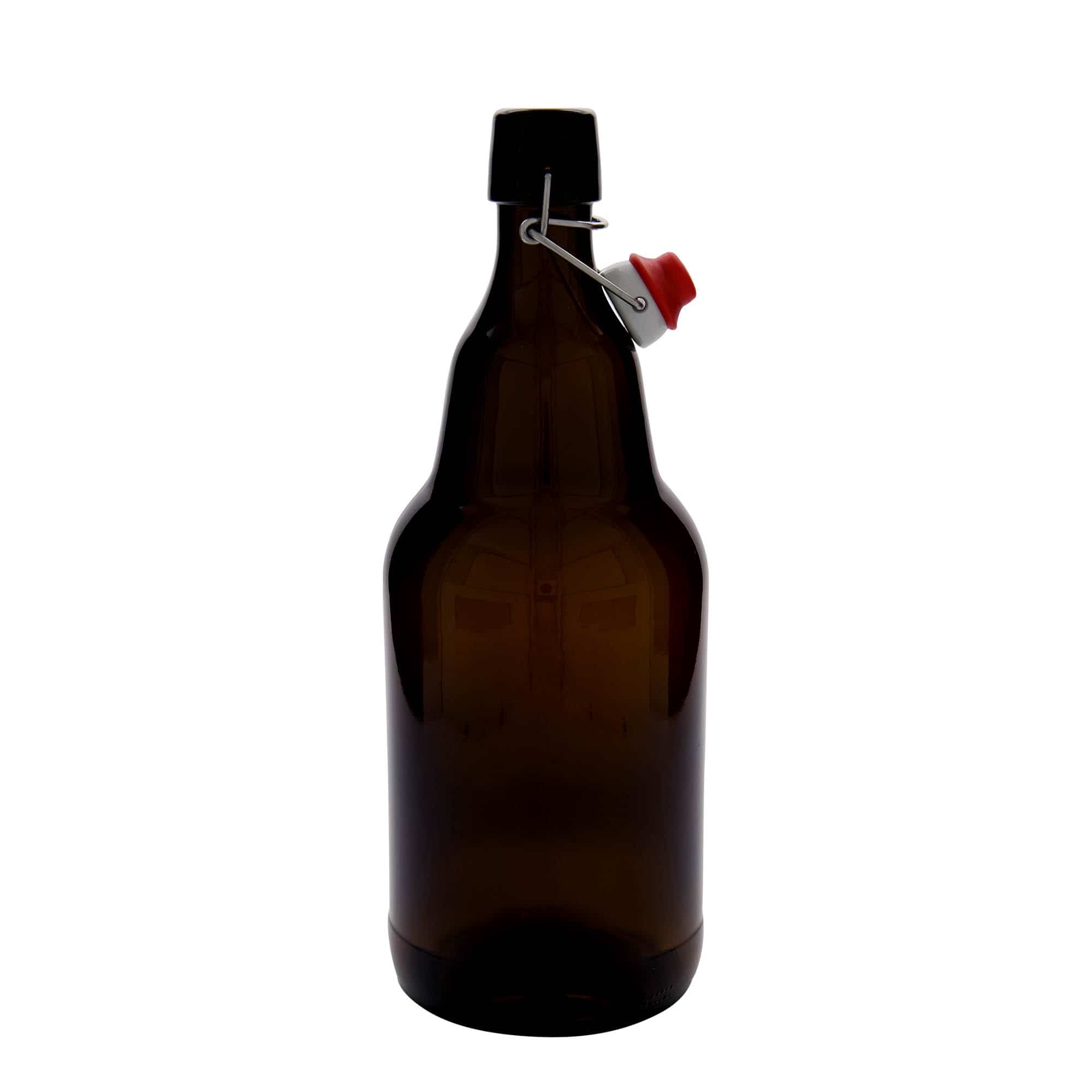 2000 ml steklenica za pivo, steklo, rjava, ustje: zamašek s tesnilom 2000 ml steklenica za pivo, steklo, rjava, ustje: zamašek s tesnilom