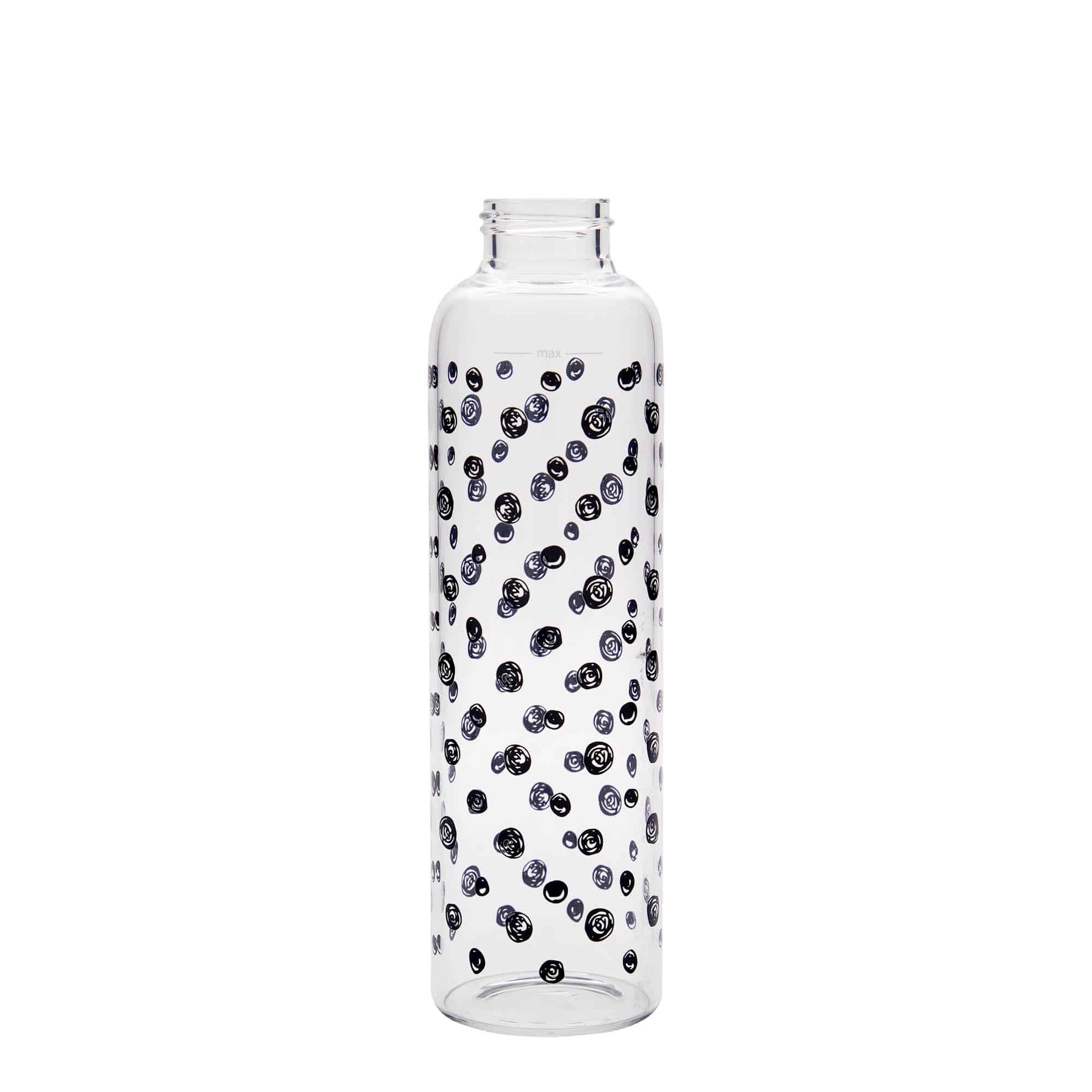 500 ml steklenica za pijačo »Perseus«, motiv: črne pike, ustje: navojni zamašek 500 ml steklenica za pijačo »Perseus«, motiv: črne pike, ustje: navojni zamašek