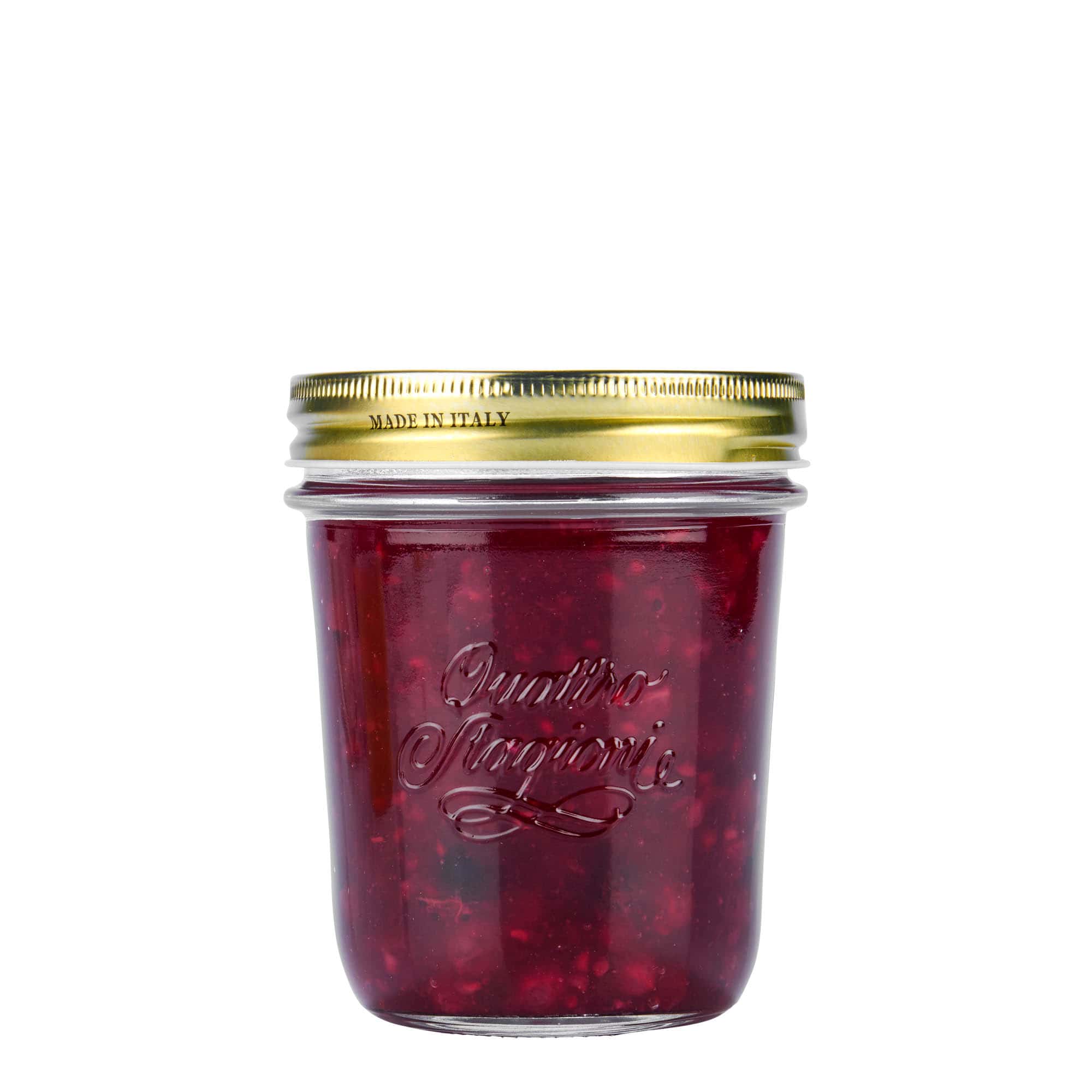 320 ml kozarec za vlaganje 'Quattro Stagioni', odprtina: navojni zamašek