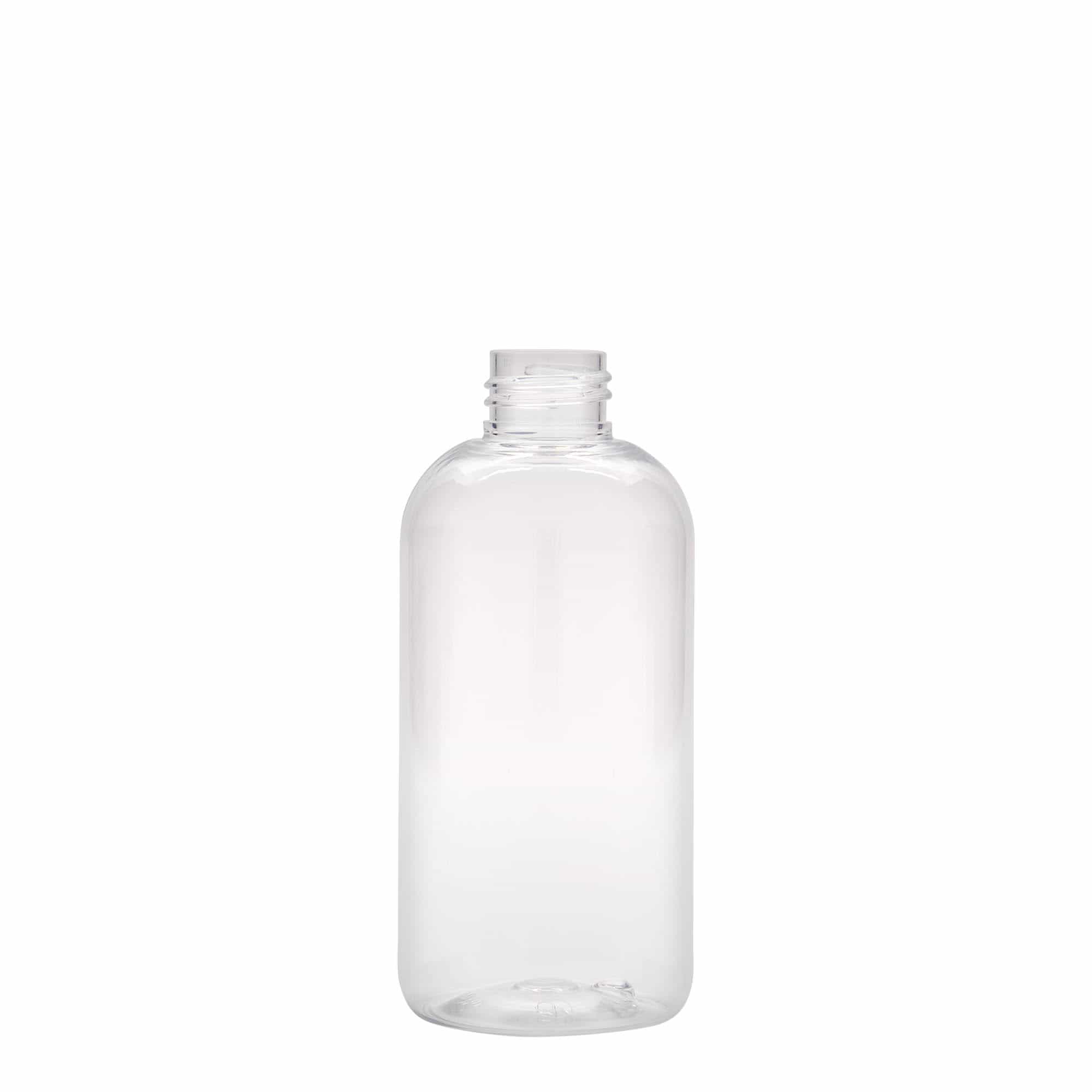 200 ml steklenica iz PET plastike »Boston«, plastika, ustje: GPI 24/410 200 ml steklenica iz PET plastike »Boston«, plastika, ustje: GPI 24/410