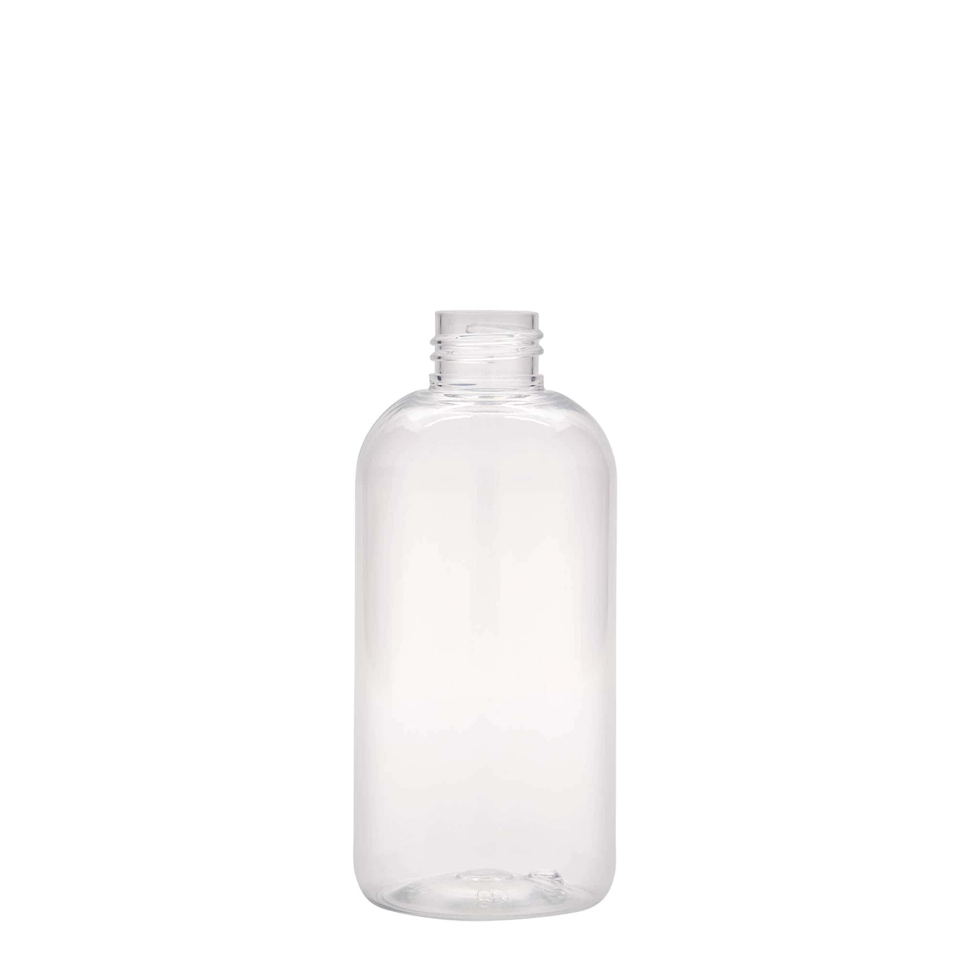 200 ml PET-flaska 'Boston', plastika, odprtina: 24/410
