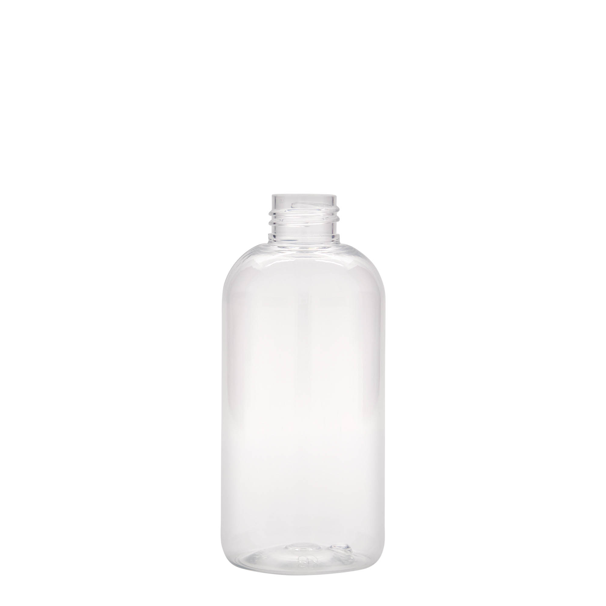 200 ml PET-flaska 'Boston', plastika, odprtina: 24/410