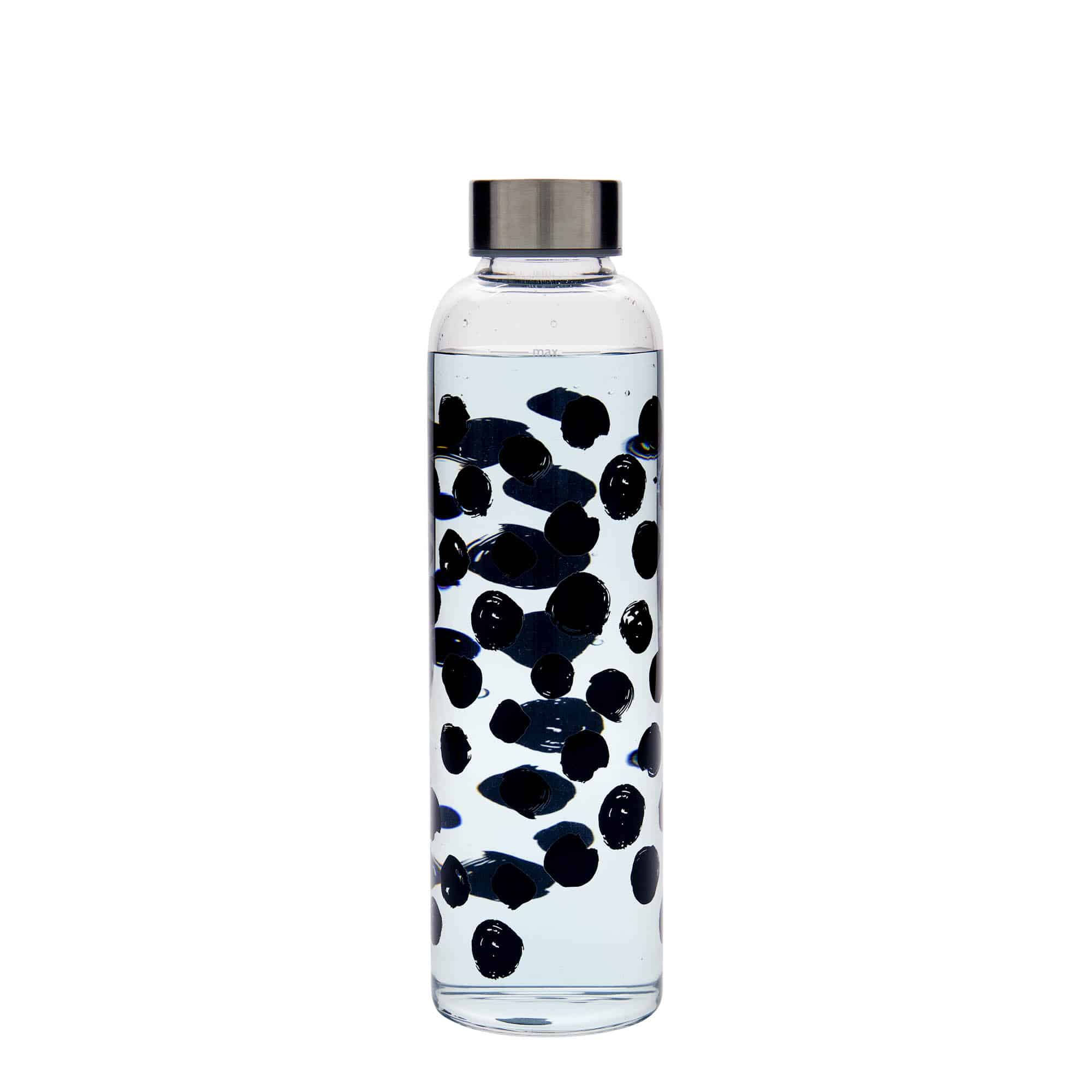 500 ml steklenica za pijačo »Perseus«, motiv: črne pike, ustje: navojni zamašek