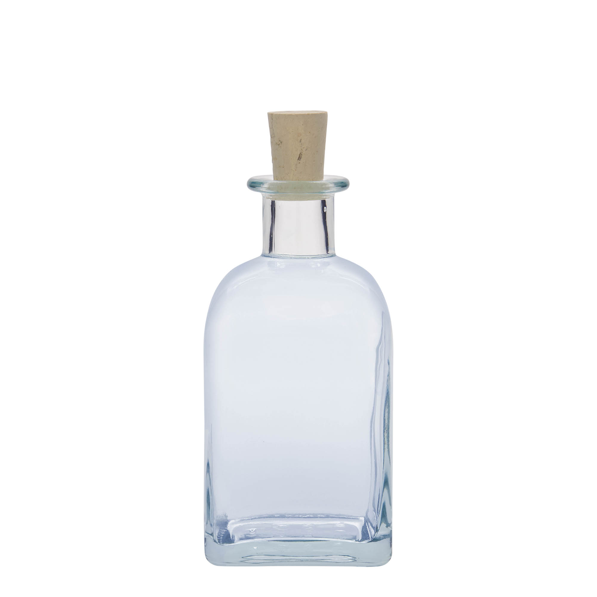 350 ml steklenica Apotheker Carré, kvadratna, odprtina: pluta