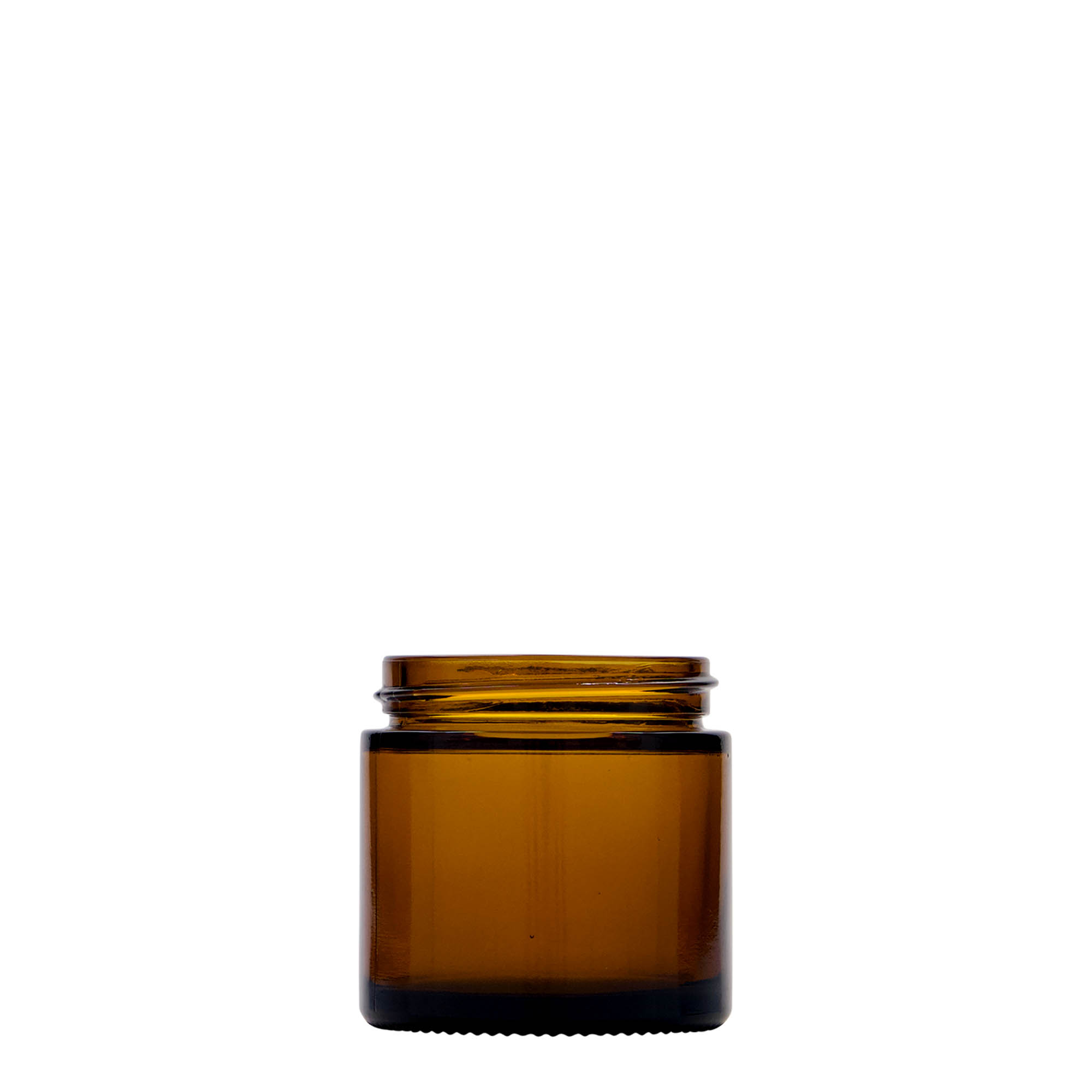 60 ml kozarec 'Brown Line', steklo, rjavo, odprtina: navojni zamašek