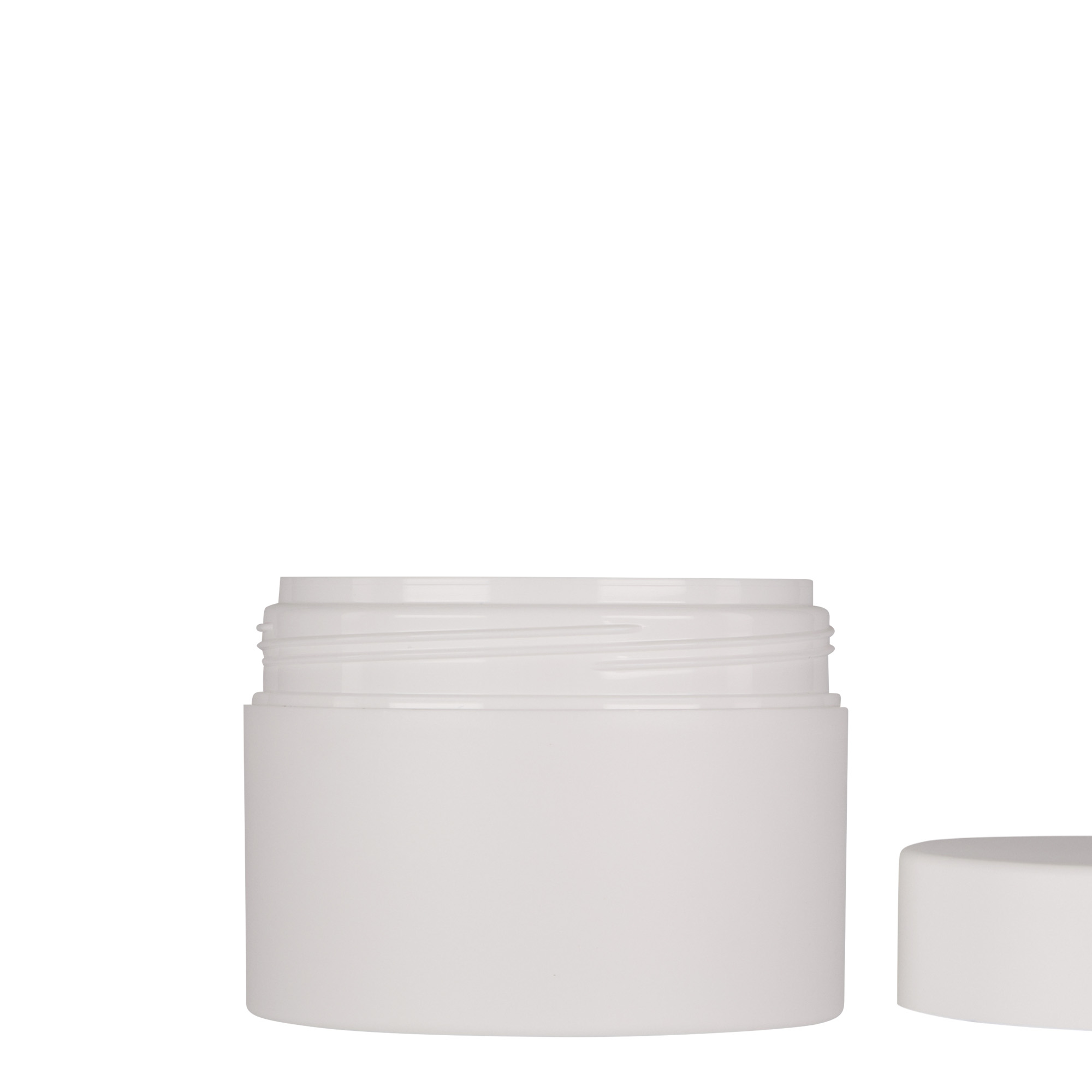 200 ml plastična embalaža 'Antonella', PP, bela, odprtina: navojni pokrov