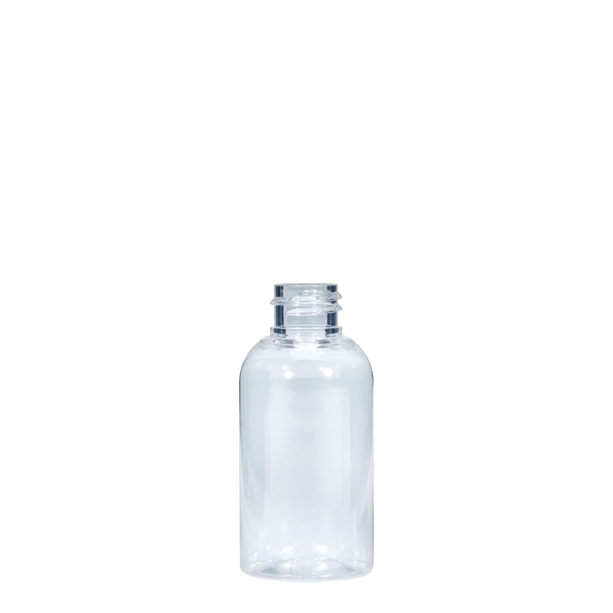 50 ml PET steklenička 'Boston', plastika, vrat: 20/410 50 ml PET steklenička 'Boston', plastika, vrat: 20/410