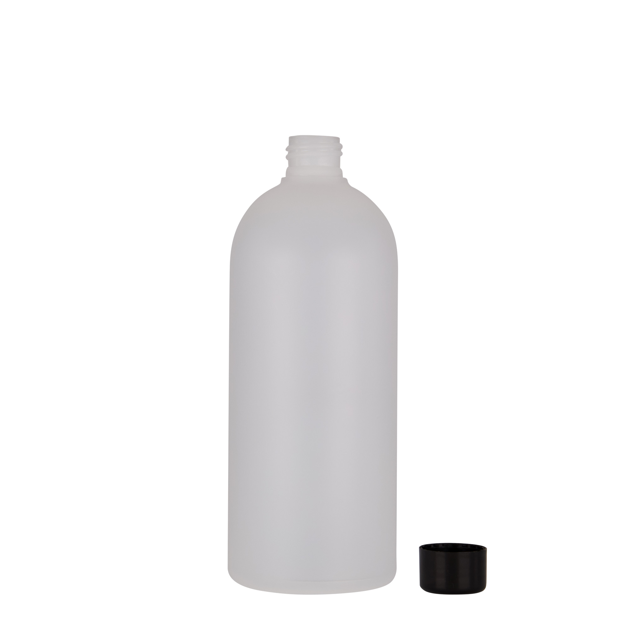500 ml plastična steklenica 'Tuffy', HDPE, naravna, odprtina: 24/410 500 ml plastična steklenica 'Tuffy', HDPE, naravna, odprtina: 24/410