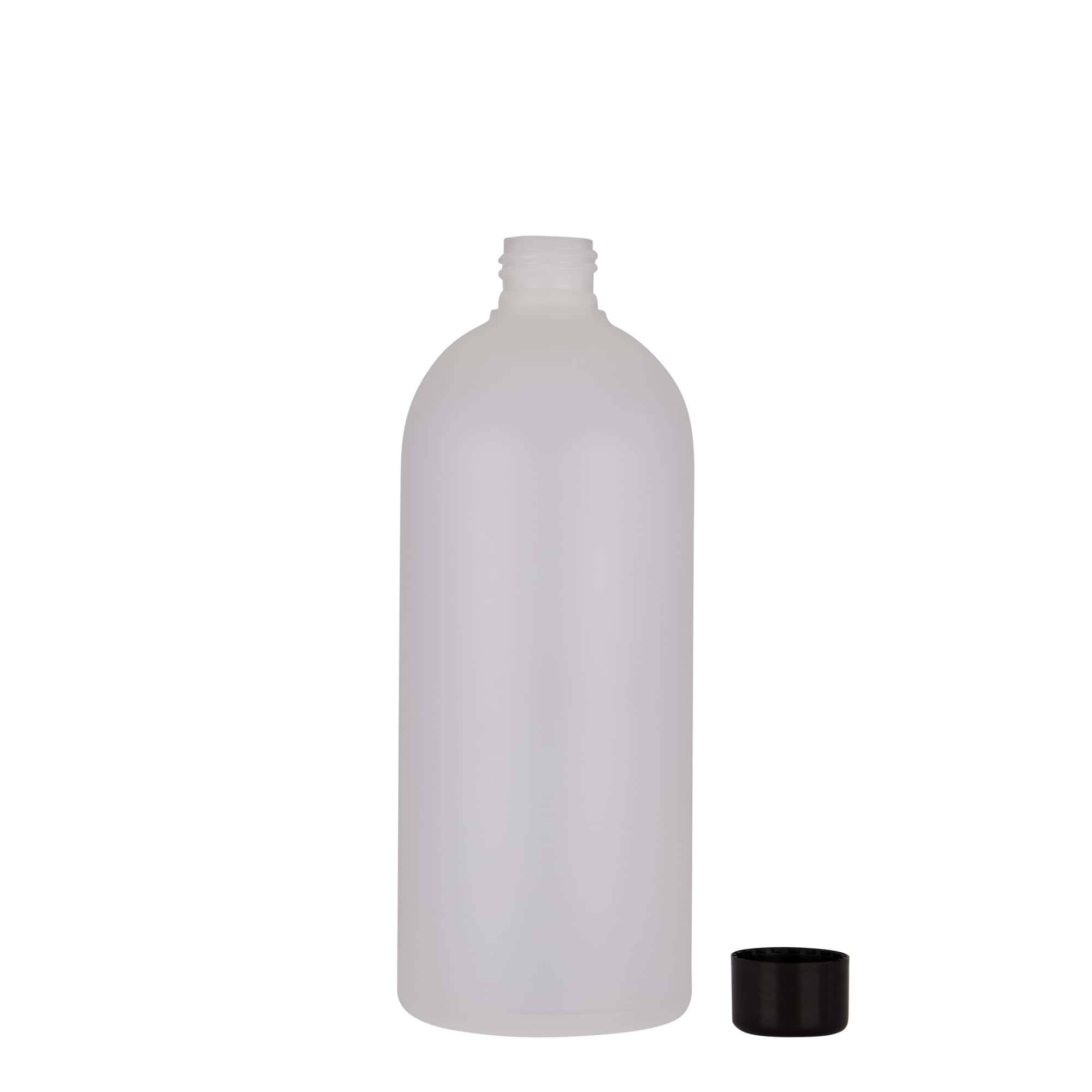 500 ml plastična steklenica 'Tuffy', HDPE, naravna, odprtina: 24/410