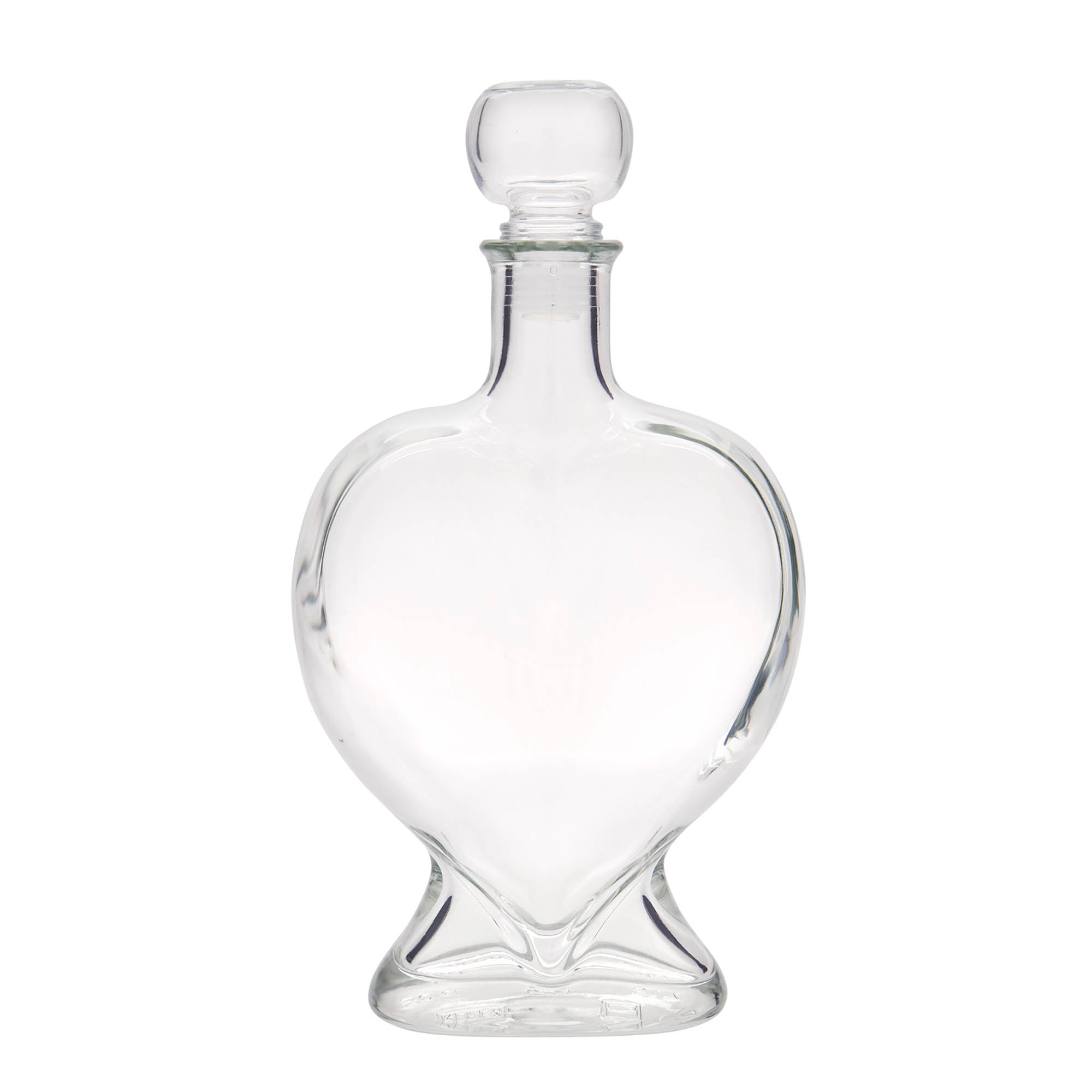 500 ml steklenica 'Srce', odprtina: plutovina