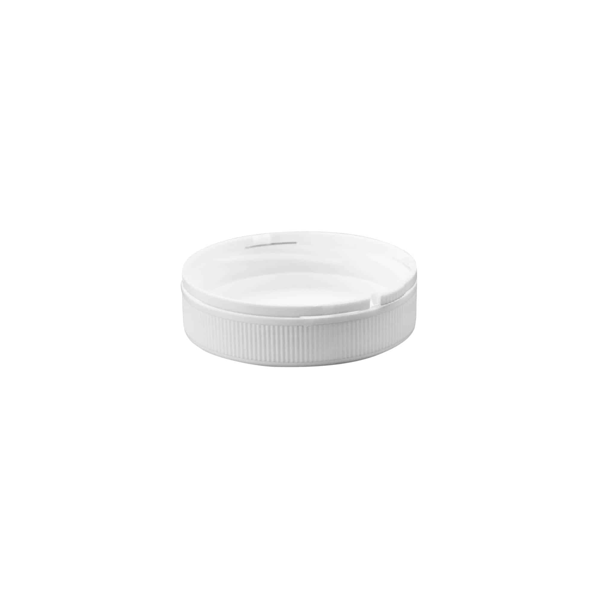 Navojni zamašek »Securilock« 61,9 mm, plastika PP, bela