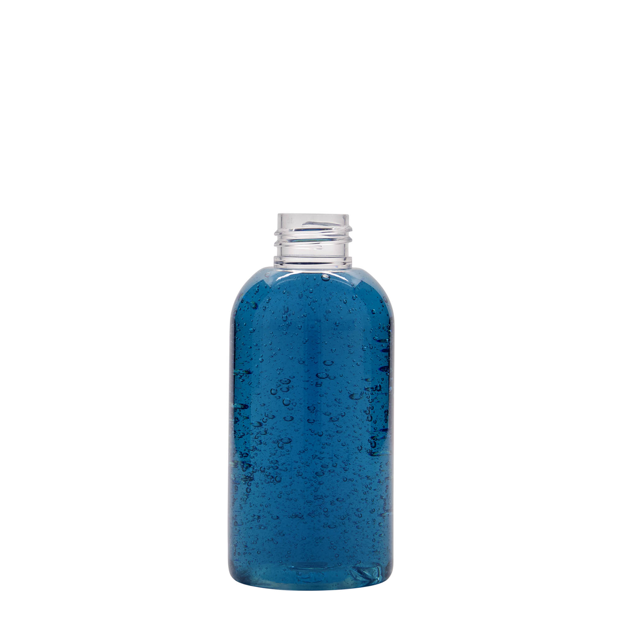 150 ml PET-flaska 'Boston', plastika, odprtina: 24/410