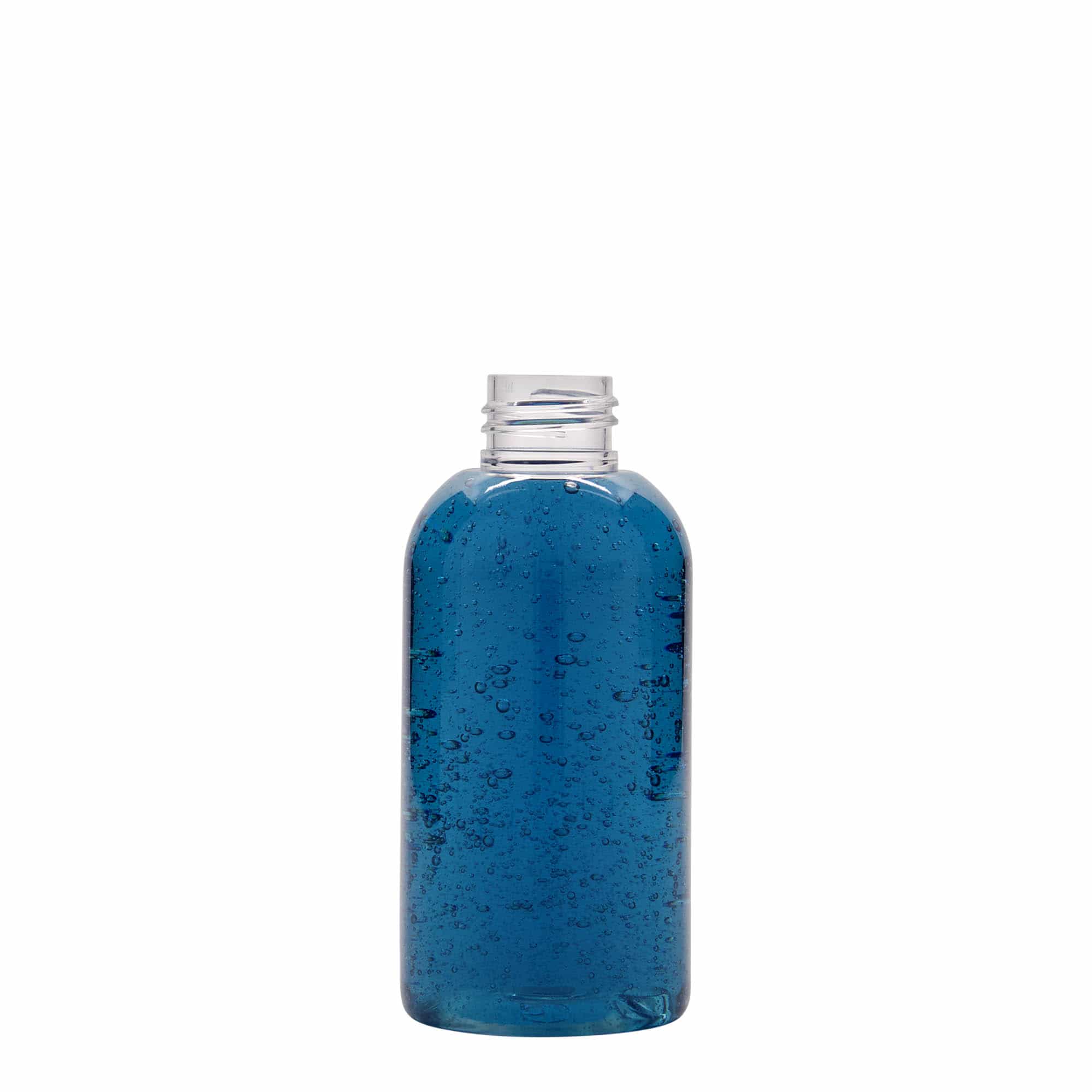 150 ml PET-flaska 'Boston', plastika, odprtina: 24/410