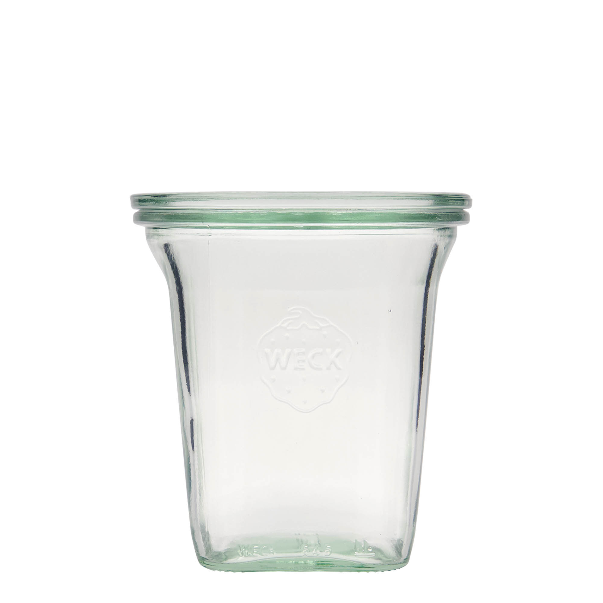 545 ml WECK-Quadro steklenica, kvadratna, odprtina: okrogla roba 545 ml WECK-Quadro steklenica, kvadratna, odprtina: okrogla roba