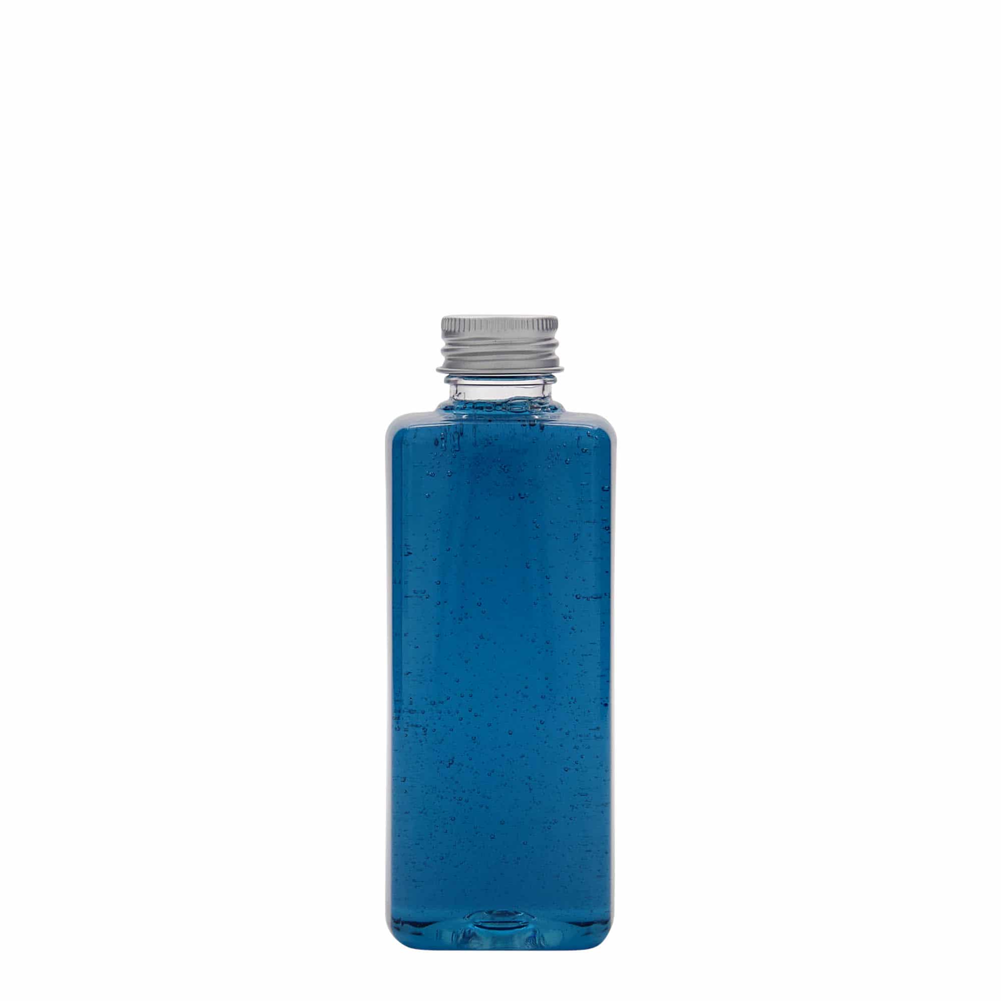 200 ml PET-flaska 'Karl', kvadratna, plastika, odprtina: 24/410