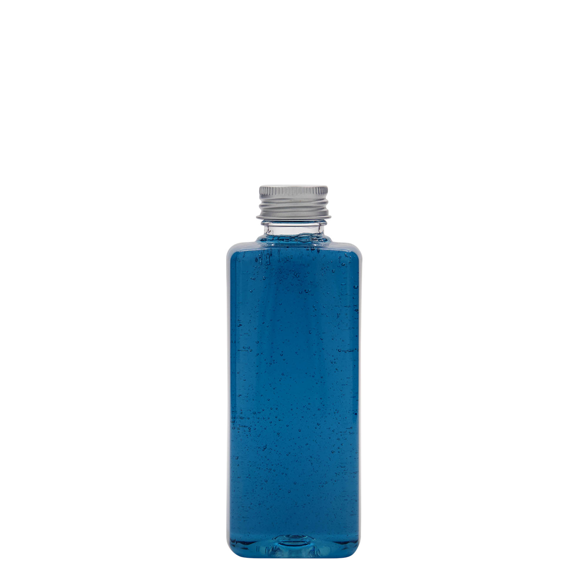 200 ml PET-flaska 'Karl', kvadratna, plastika, odprtina: 24/410