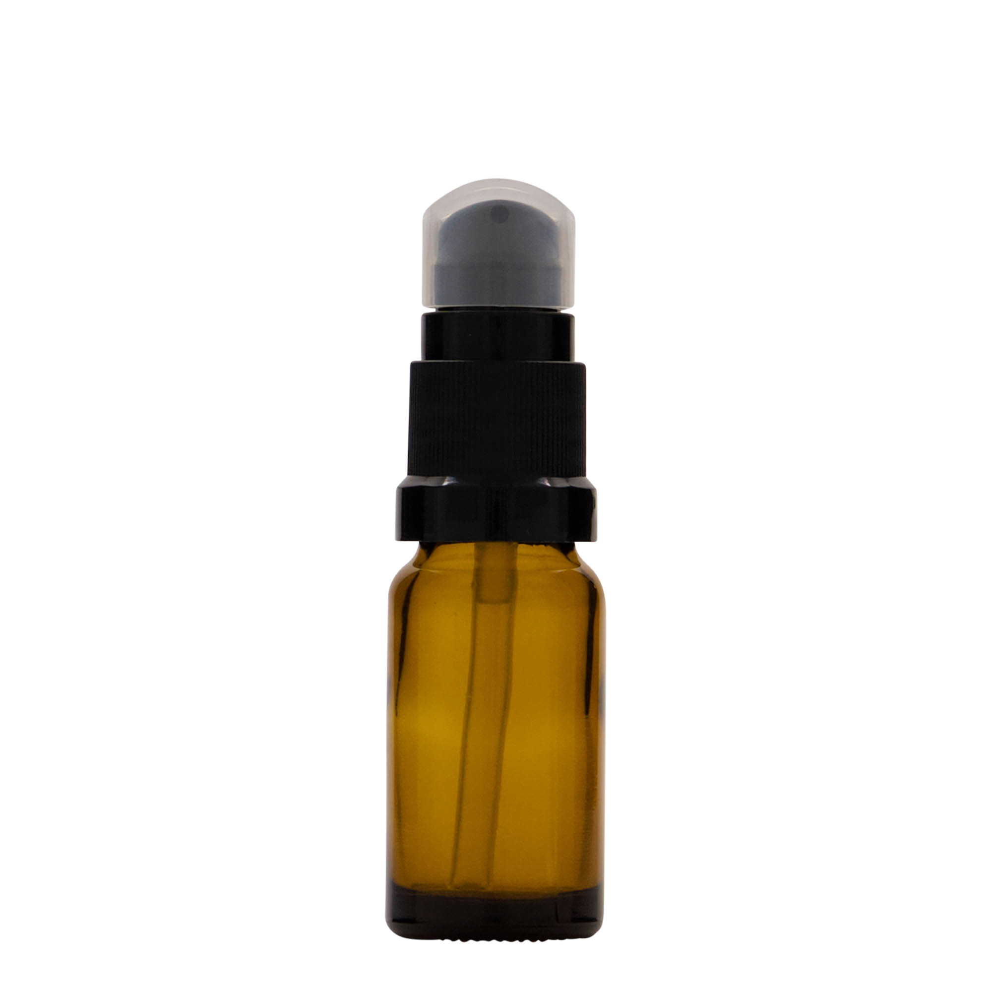 10 ml medicinska steklenička z dozirno črpalko za losjon, steklo, rjava, odprtina: DIN 18 10 ml medicinska steklenička z dozirno črpalko za losjon, steklo, rjava, odprtina: DIN 18