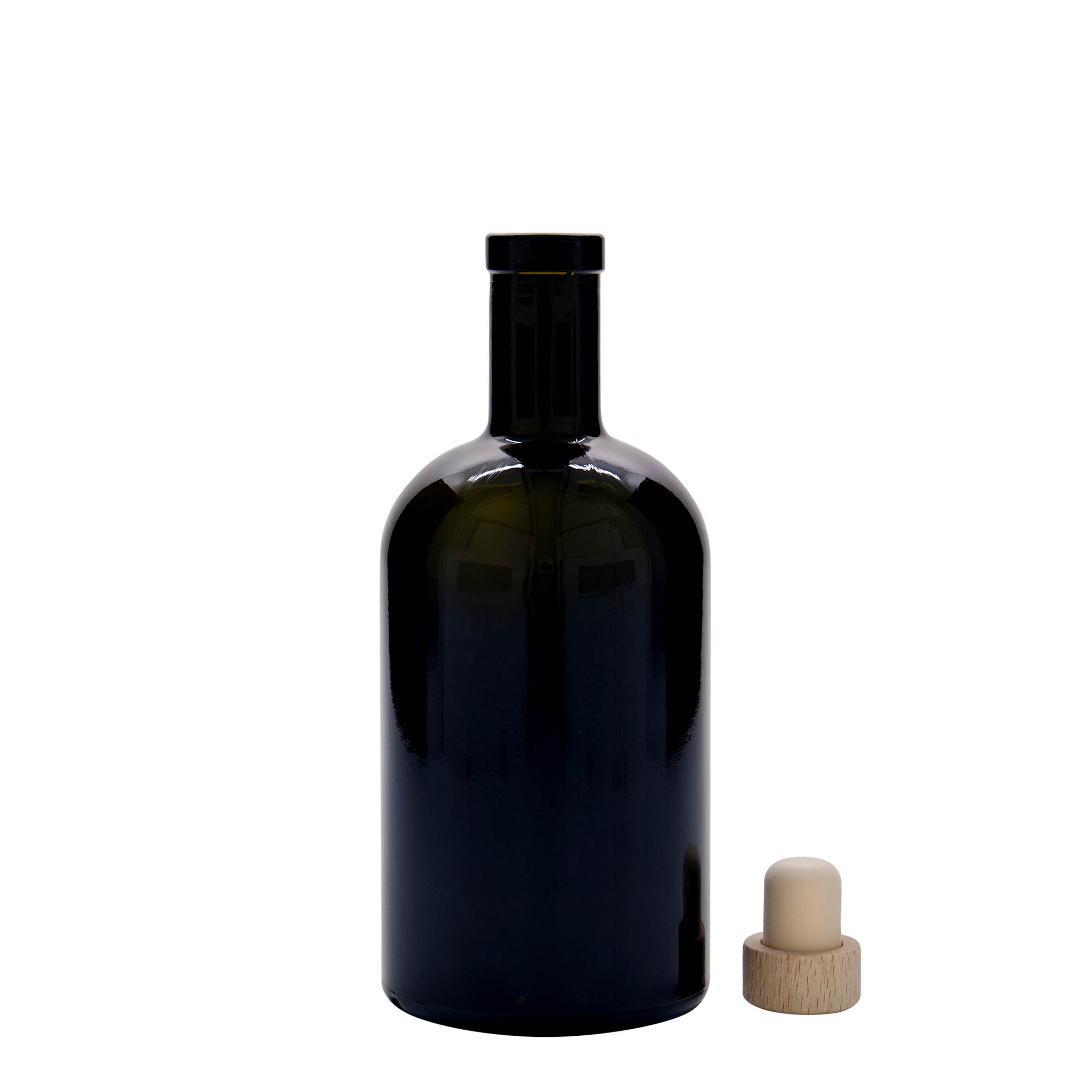 500 ml steklenica 'Farmacia', starozelena, odprtina: pluta 500 ml steklenica 'Farmacia', starozelena, odprtina: pluta