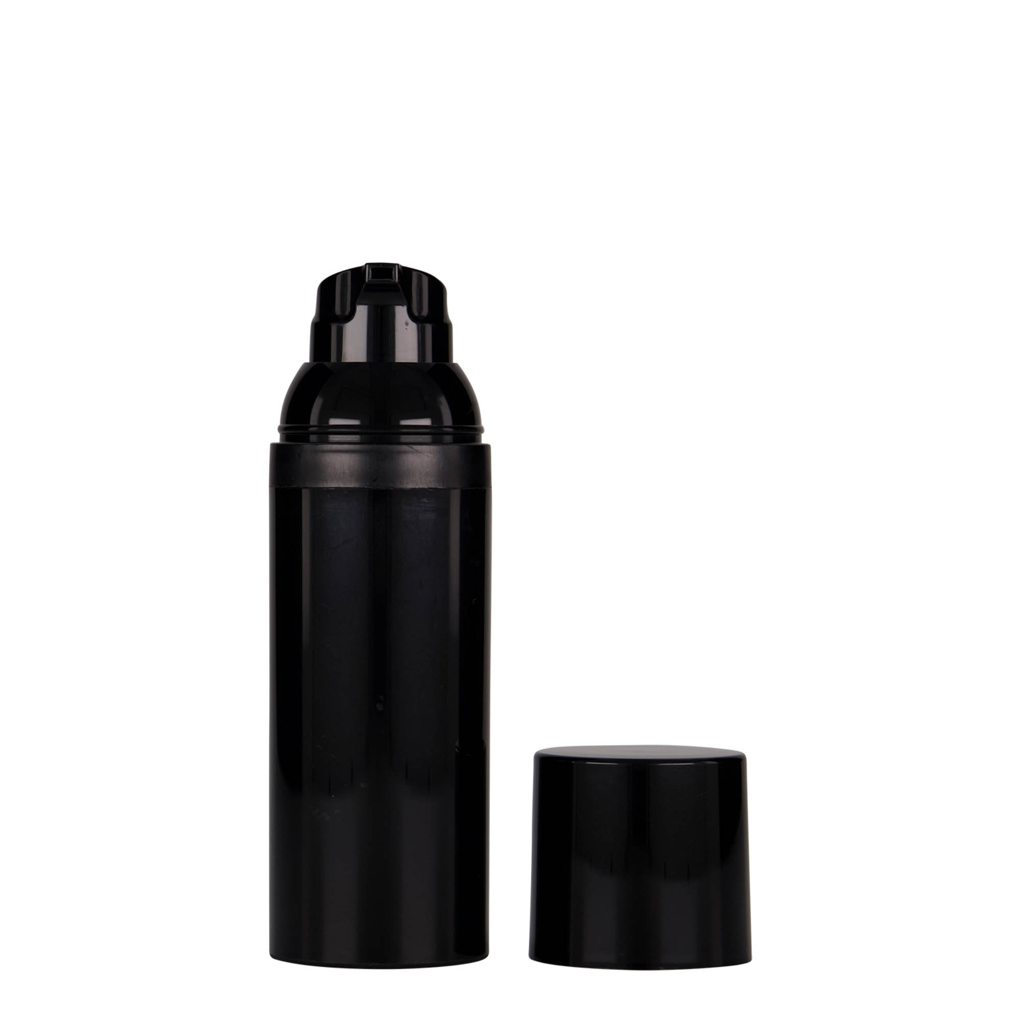 50 ml Airless dozirnik 'Mezzo', PP-plastika, črn