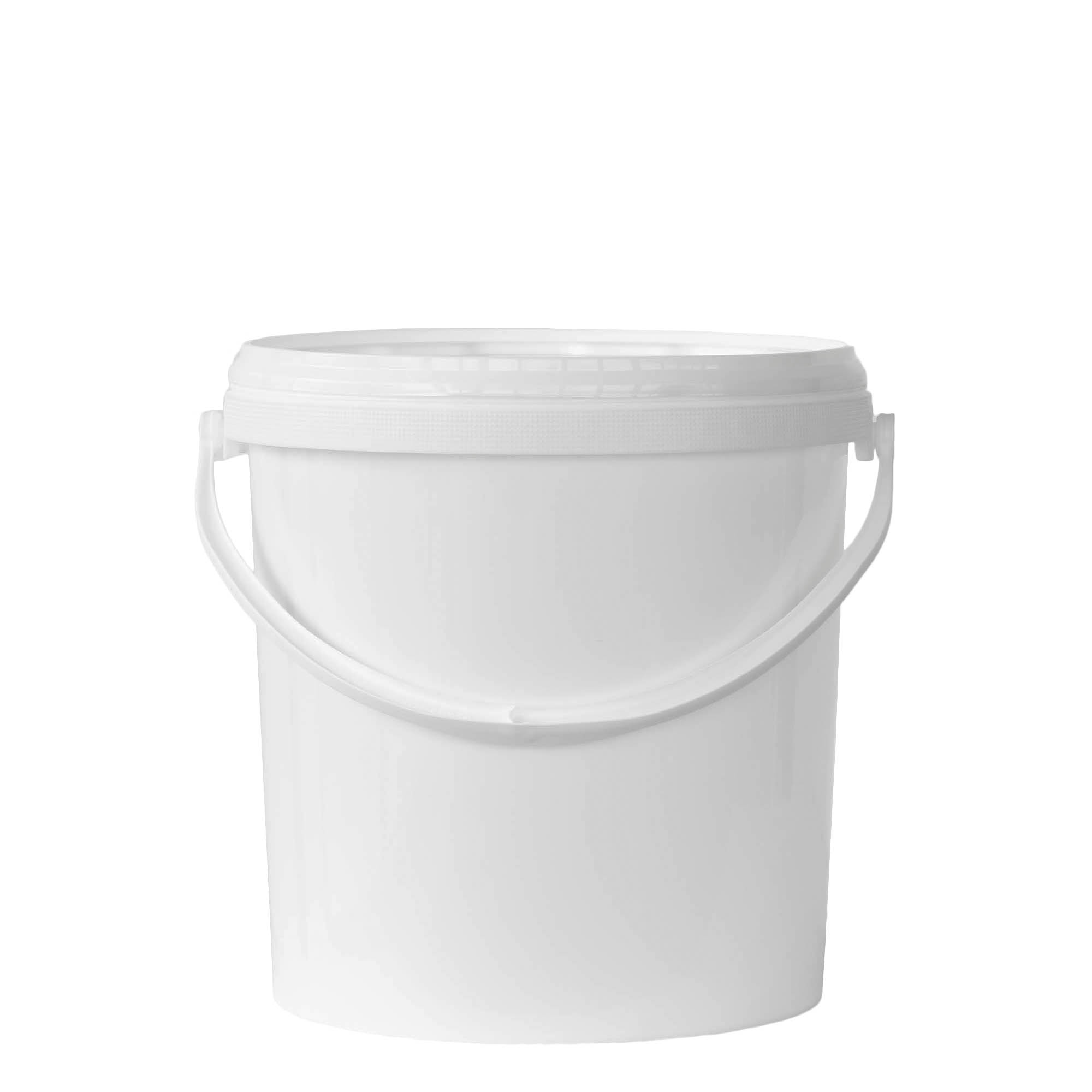 10 l vedro, PP-plastika, belo