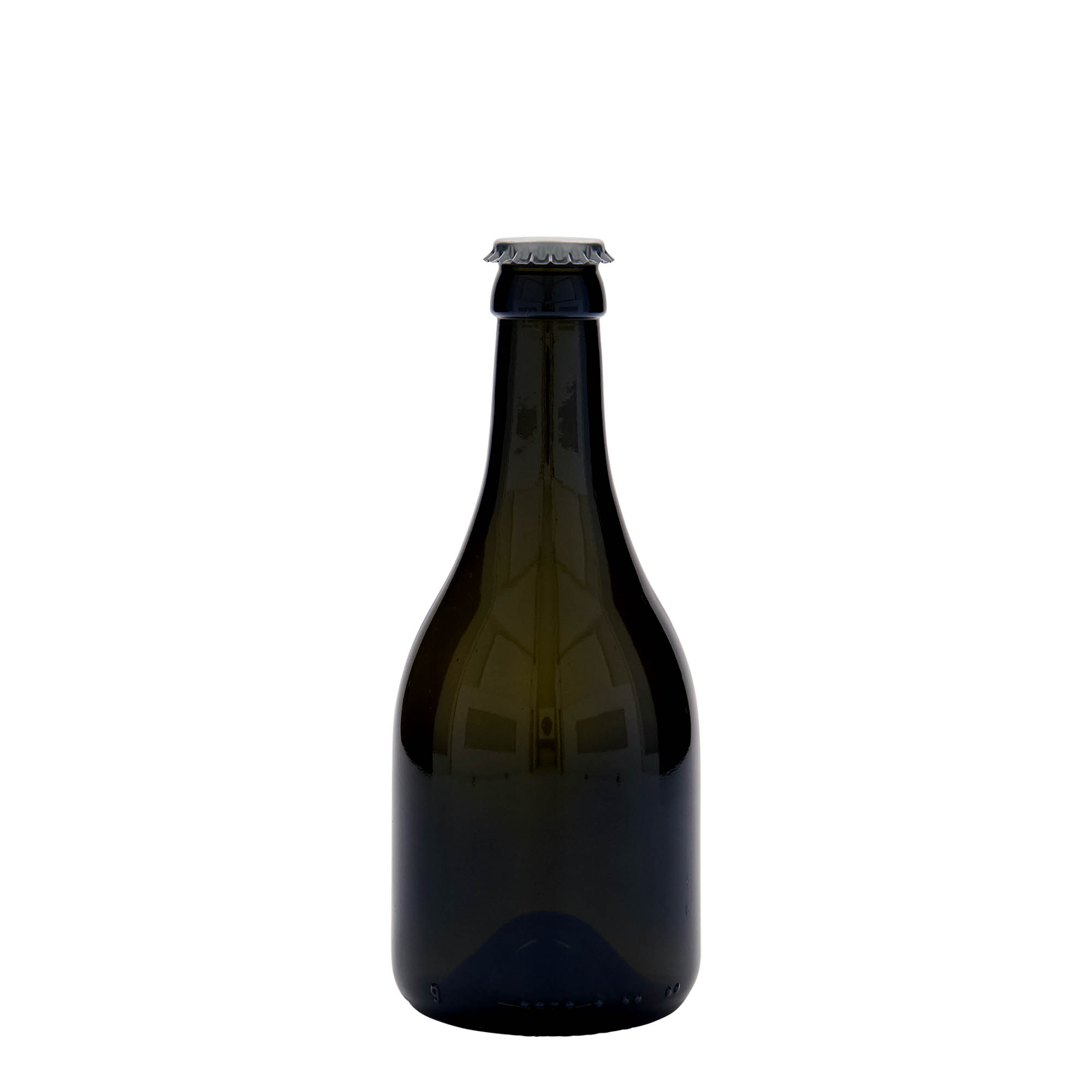 330 ml steklenica za pivo 'Horta', steklo, starinsko zelena, odprtina: kronkapa