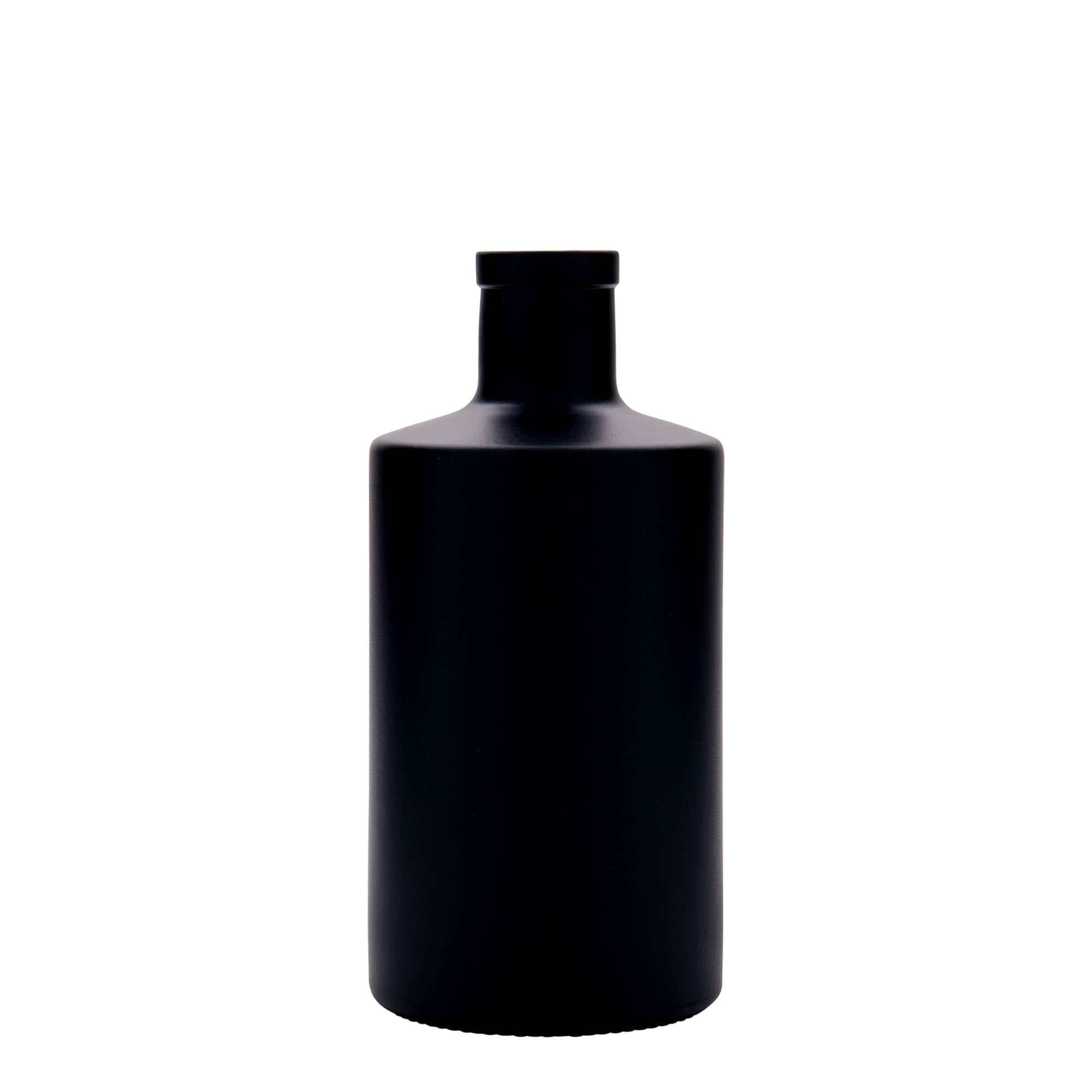 500 ml steklena steklenica »Caroline«, črna, ustje: pluta 500 ml steklena steklenica »Caroline«, črna, ustje: pluta