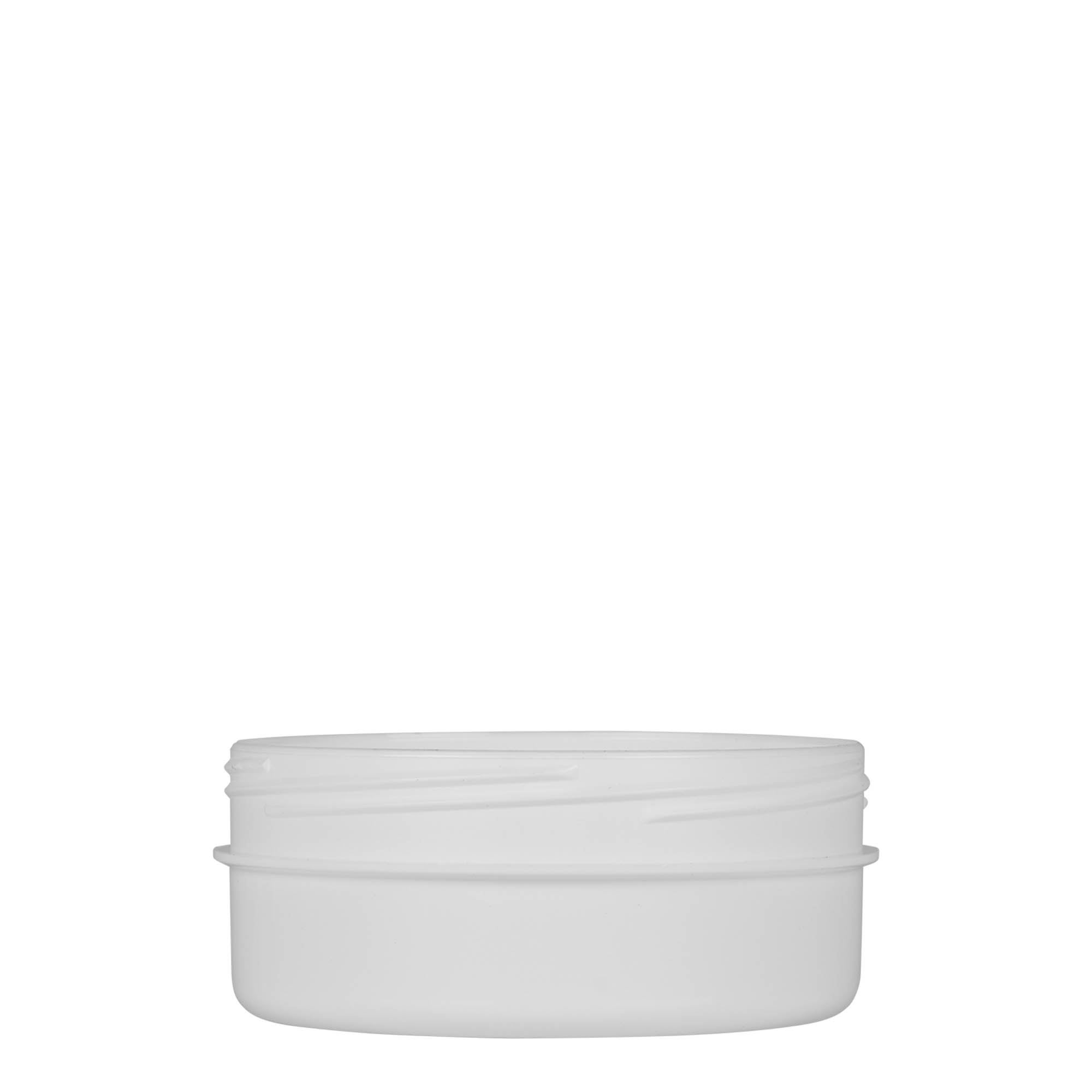 125 ml plastična posoda 'White Line', PP, bela, odprtina: navojni zamašek 125 ml plastična posoda 'White Line', PP, bela, odprtina: navojni zamašek