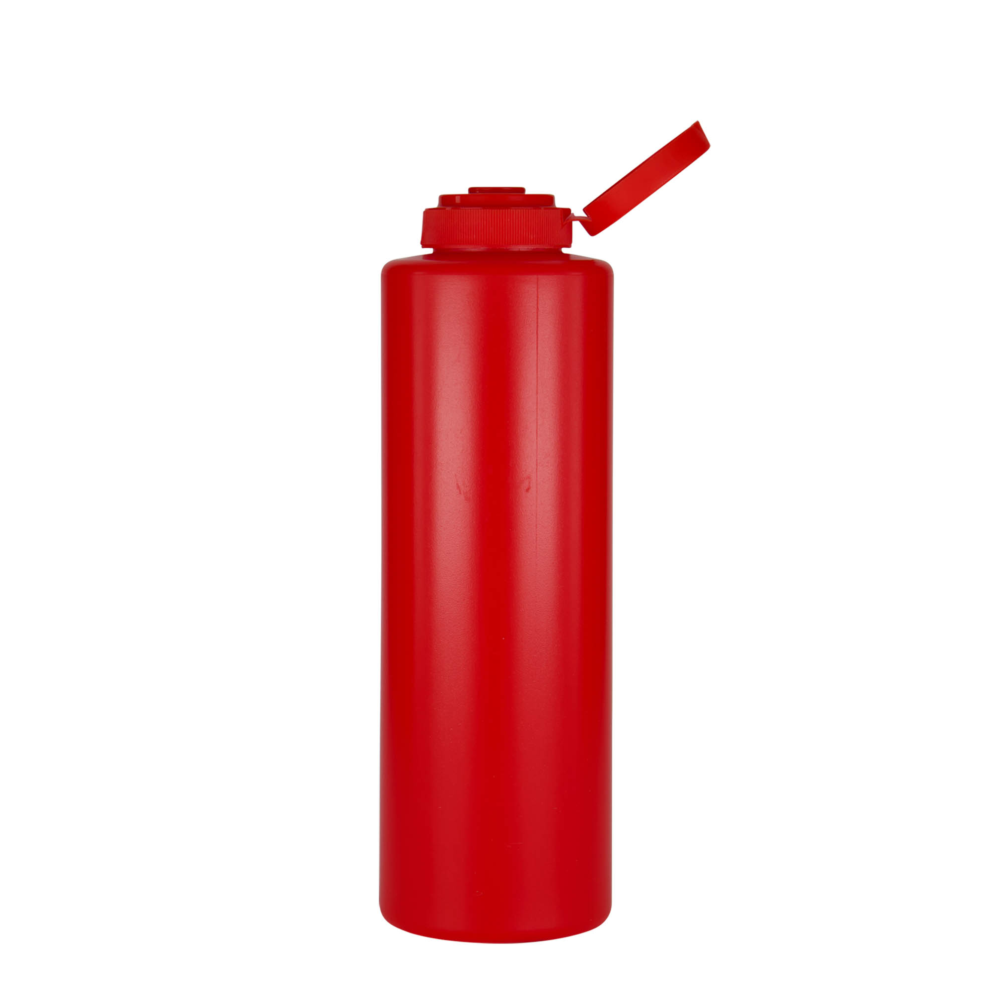 500 ml steklenica za omake, LDPE plastika, rdeča, odprtina: 38/400 500 ml steklenica za omake, LDPE plastika, rdeča, odprtina: 38/400