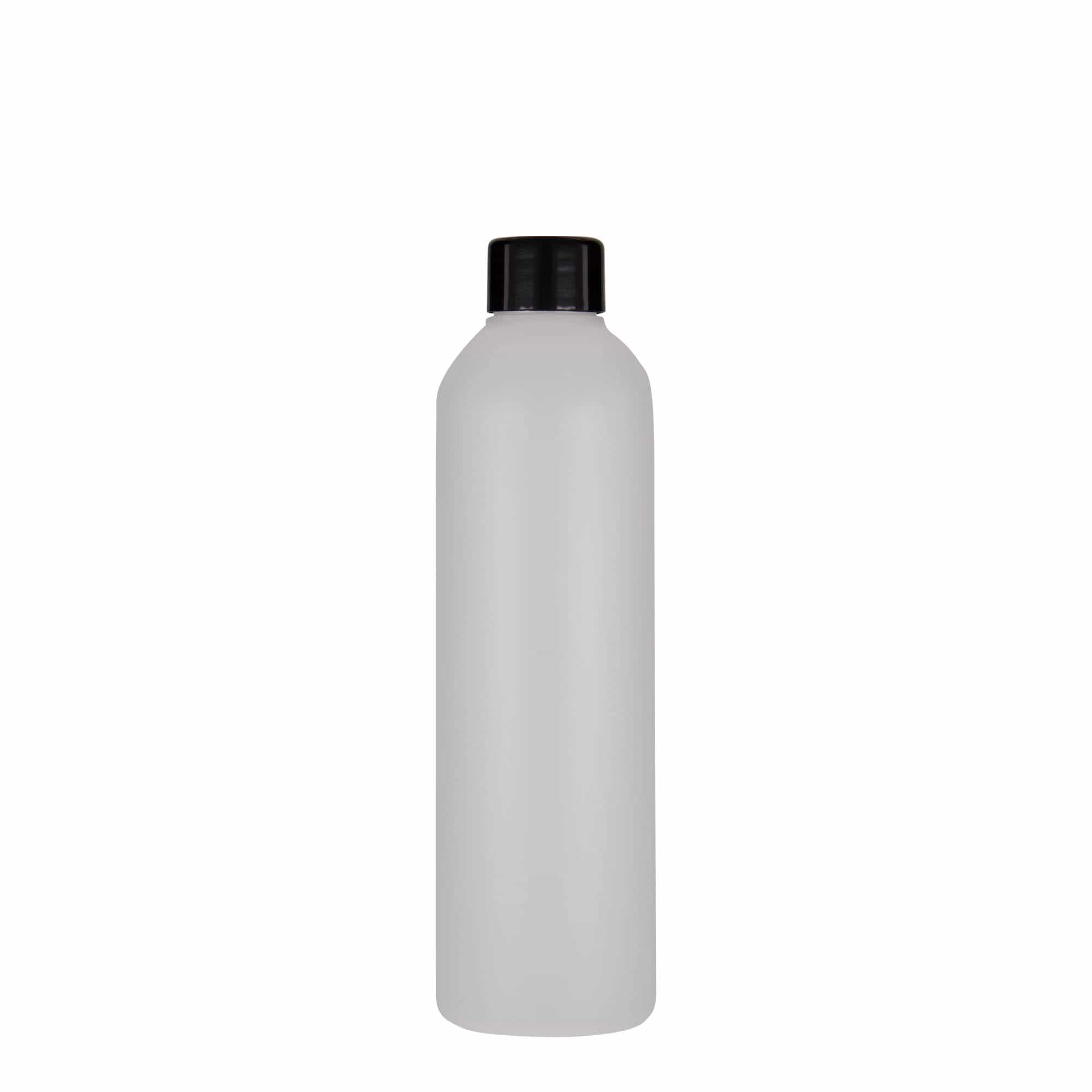 250 ml plastična steklenica »Tuffy«, HDPE, naravna, ustje: GPI 24/410