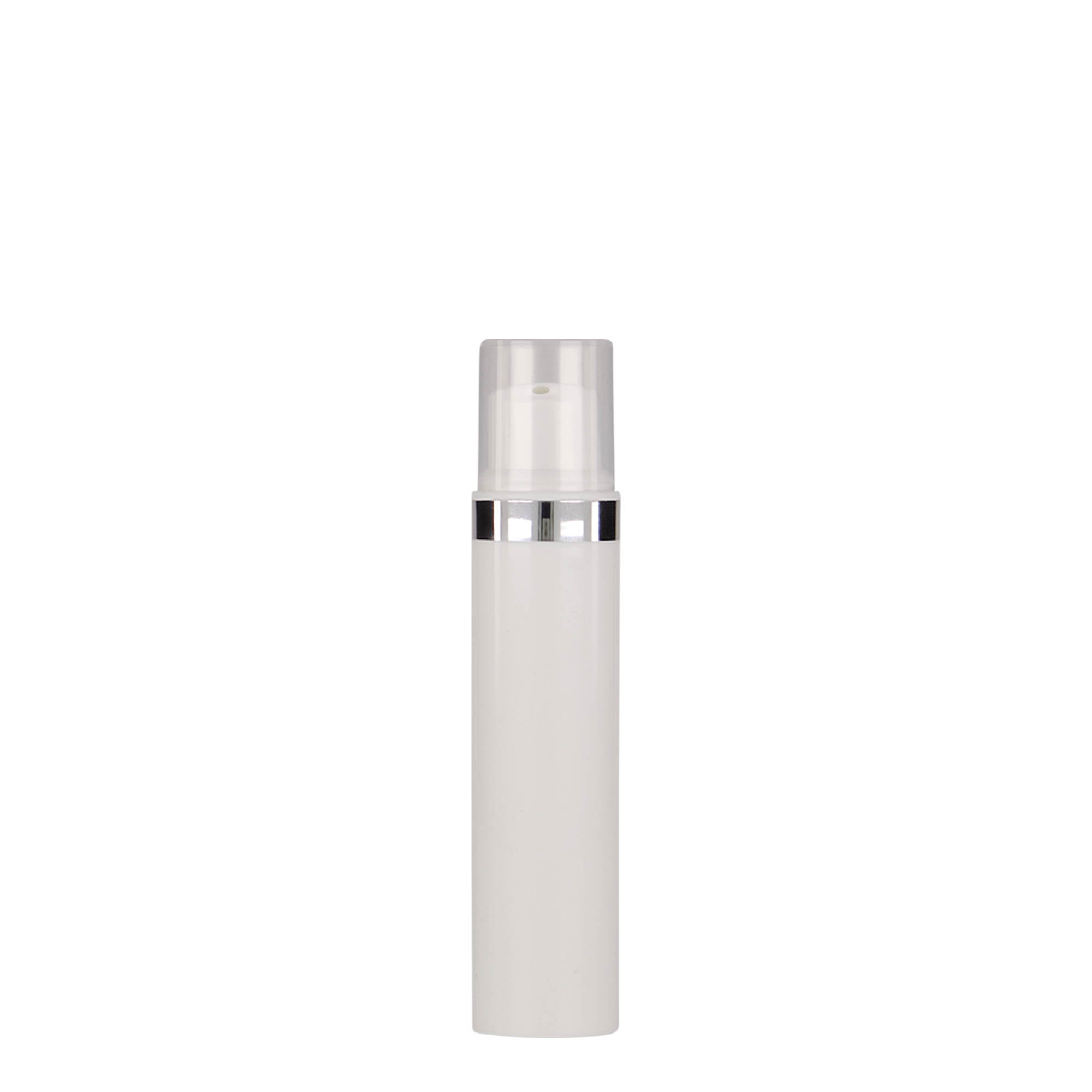 15 ml brezvakuumski dozirnik 'Nano', PP-plastika, bel