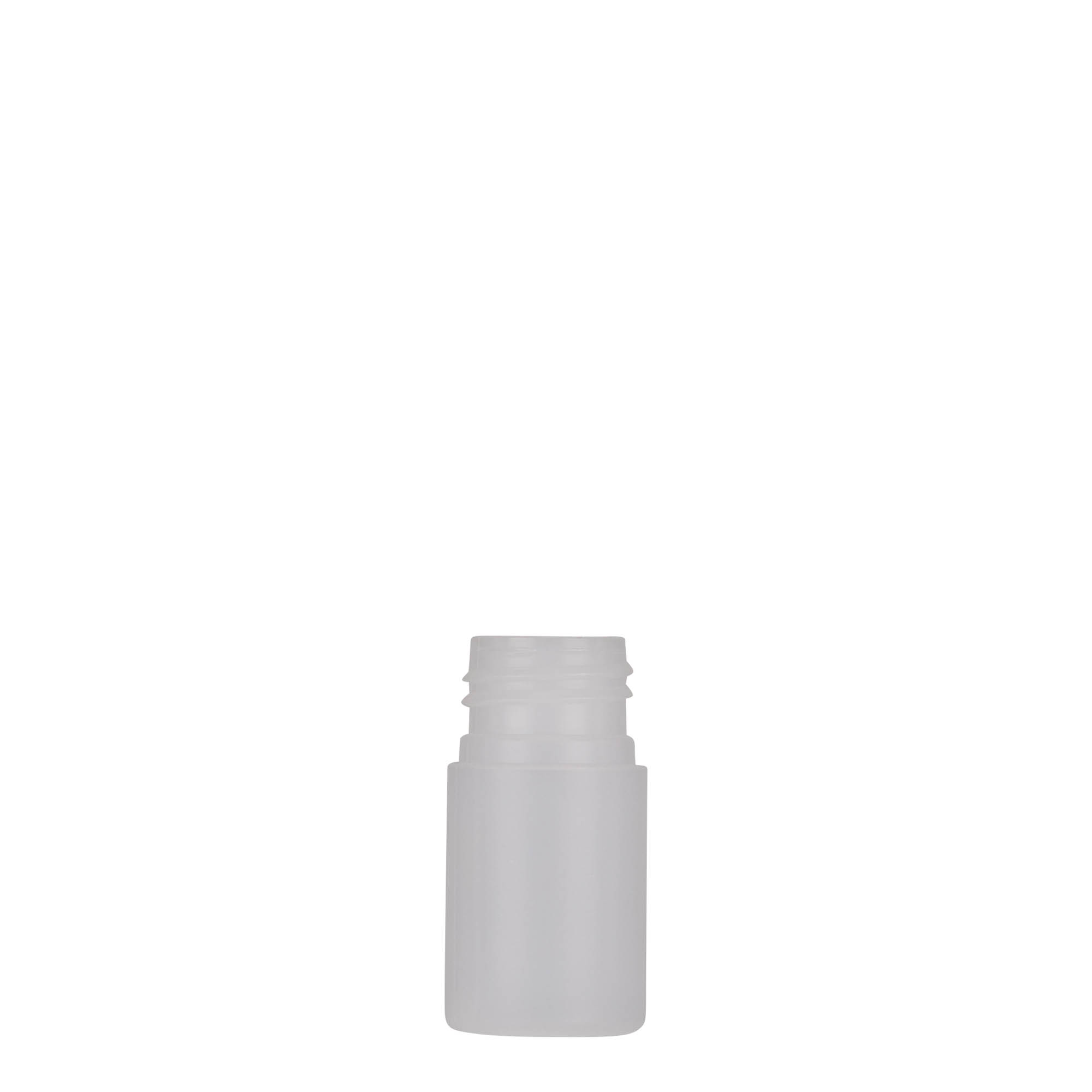 15 ml plastična steklenička 'Tuffy', HDPE, naravna, odprtina: 24/410